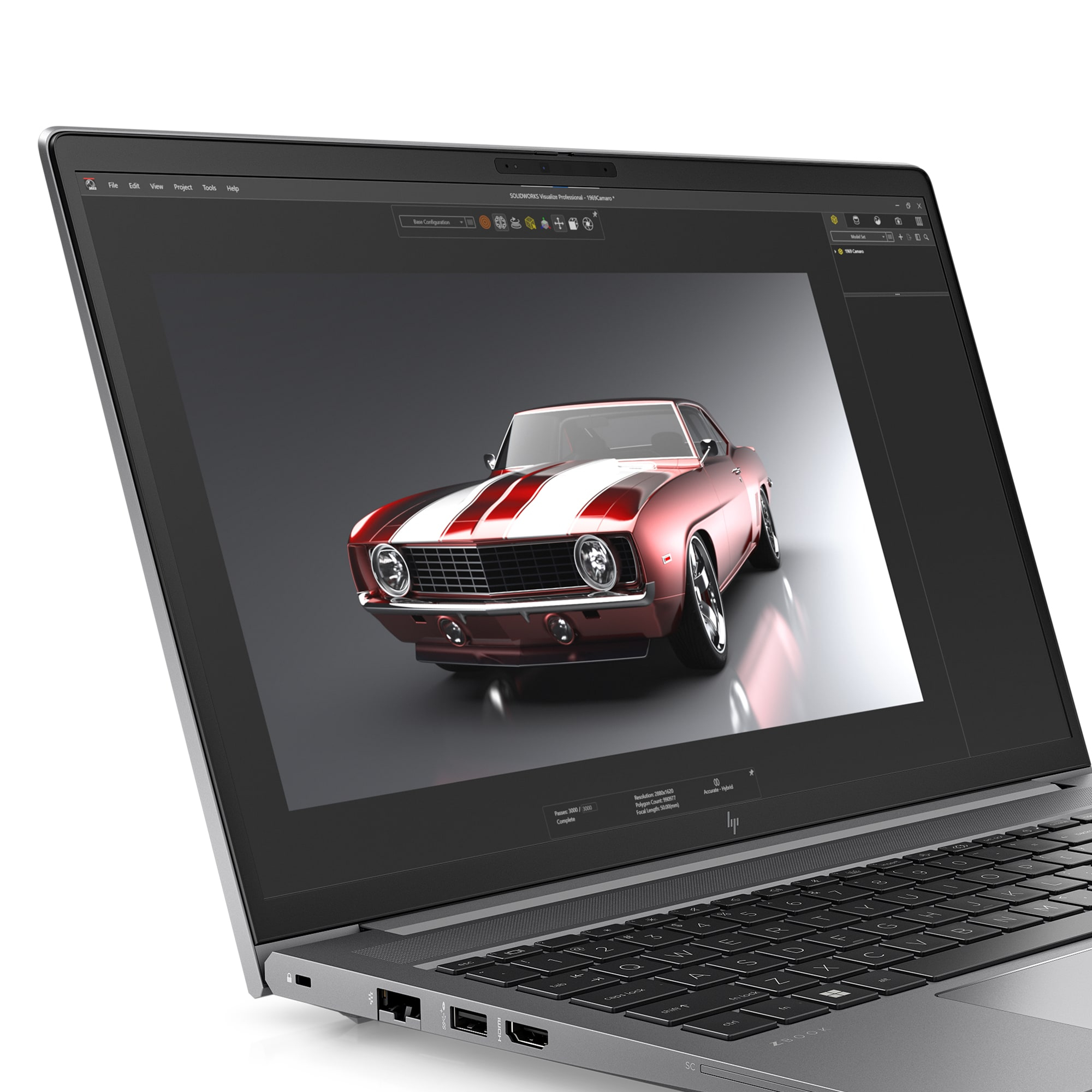 HP ZBook Power G10 A AMD Ryzen™ 9 PRO 7940HS Mobilna stacja robocza 39,6 cm (15.6") Full HD 32 GB DDR5-SDRAM 1 TB SSD NVIDIA RTX 2000 Ada Wi-Fi 6E (802.11ax) Windows 11 Pro Srebrny - obrazek 5
