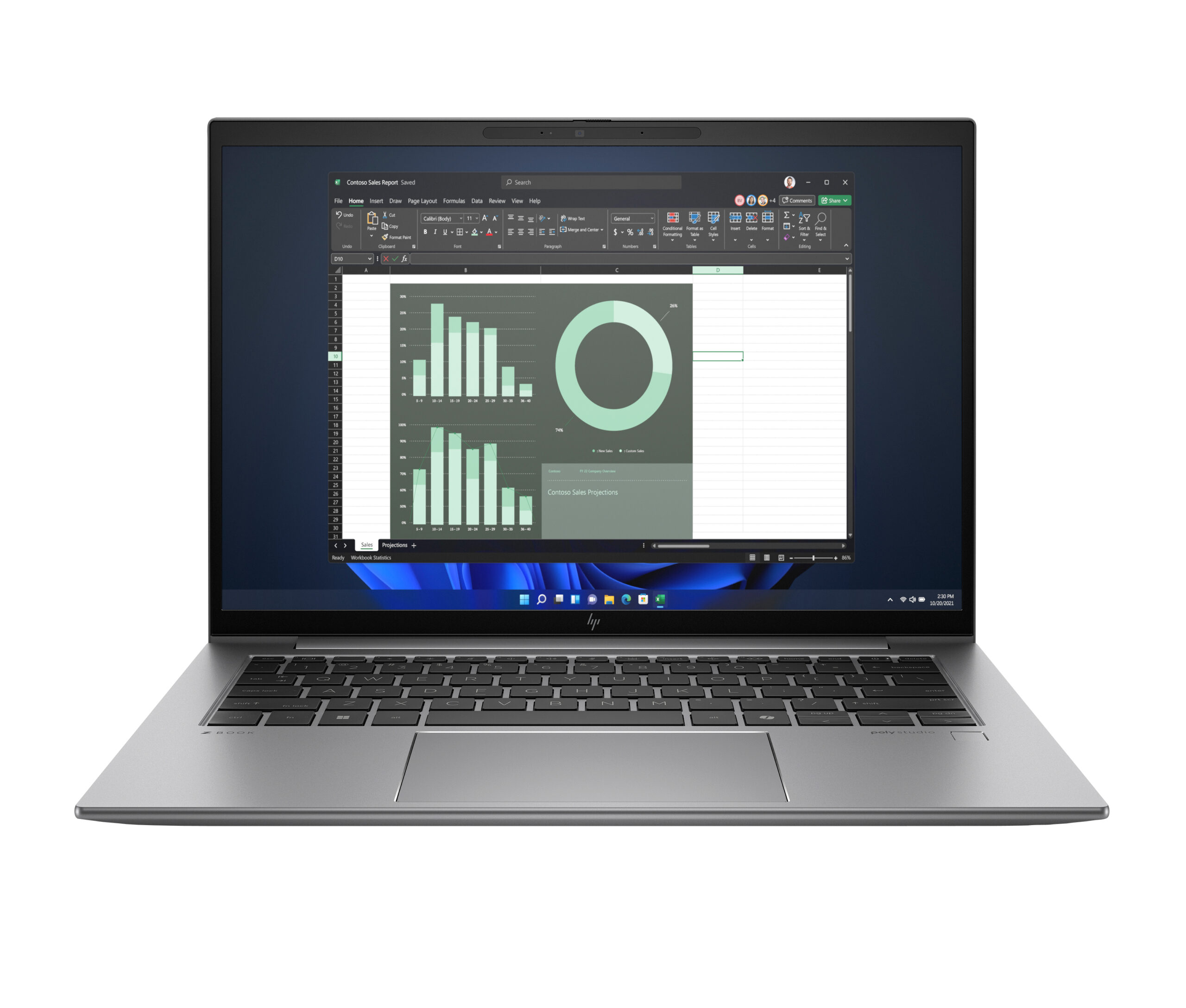 HP ZBook Firefly G11 A AMD Ryzen™ 7 8840HS Mobilna stacja robocza 35,6 cm (14") WQXGA 32 GB DDR5-SDRAM 1 TB SSD Wi-Fi 6E (802.11ax) Windows 11 Pro AI PC Szary