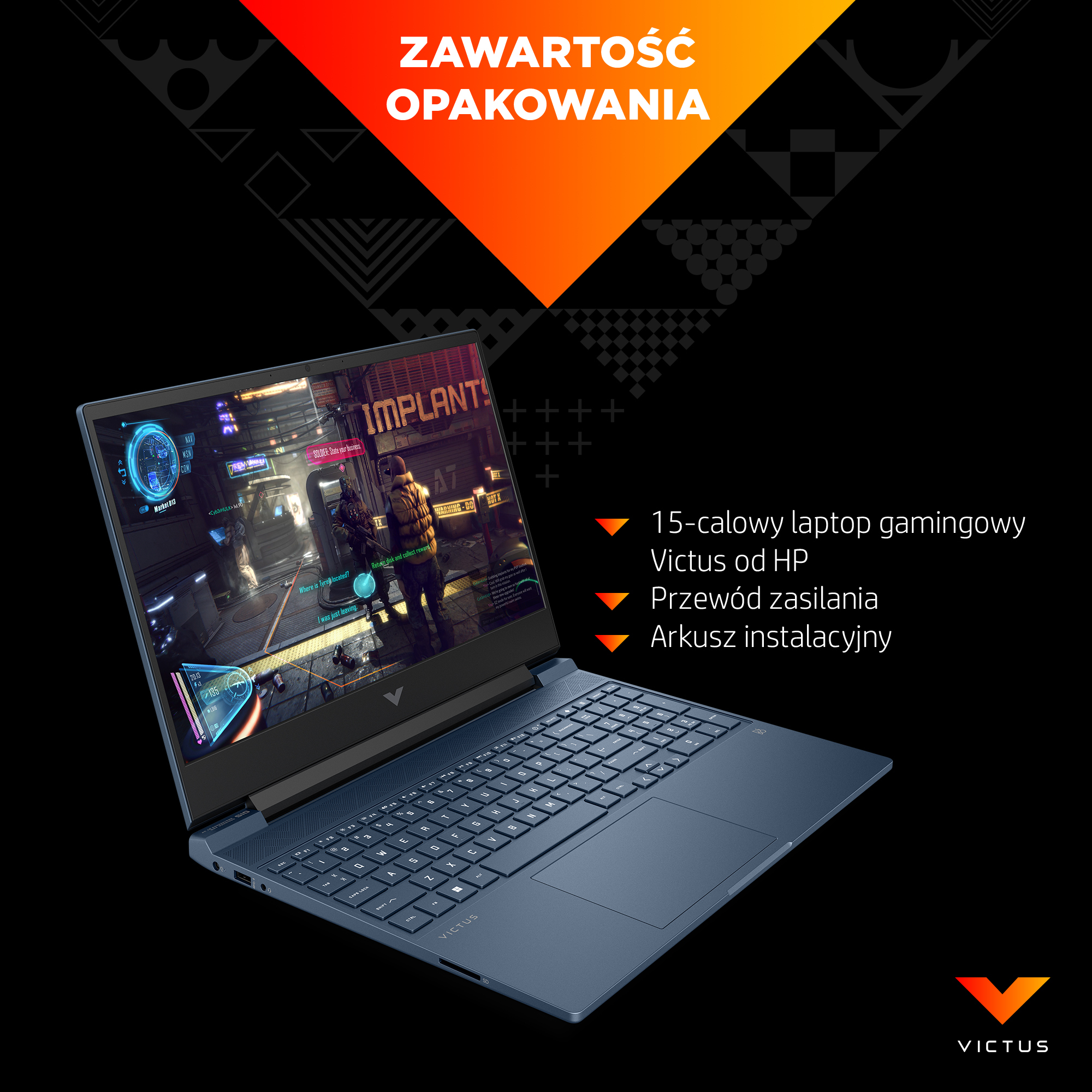 HP Victus Gaming Victus 15-fb0029nw AMD Ryzen™ 5 5600H Laptop 39,6 cm (15.6") Full HD 16 GB DDR4-SDRAM 512 GB SSD NVIDIA GeForce RTX 3050 Wi-Fi 6 (802.11ax) Windows 11 Home Czarny - obrazek 4