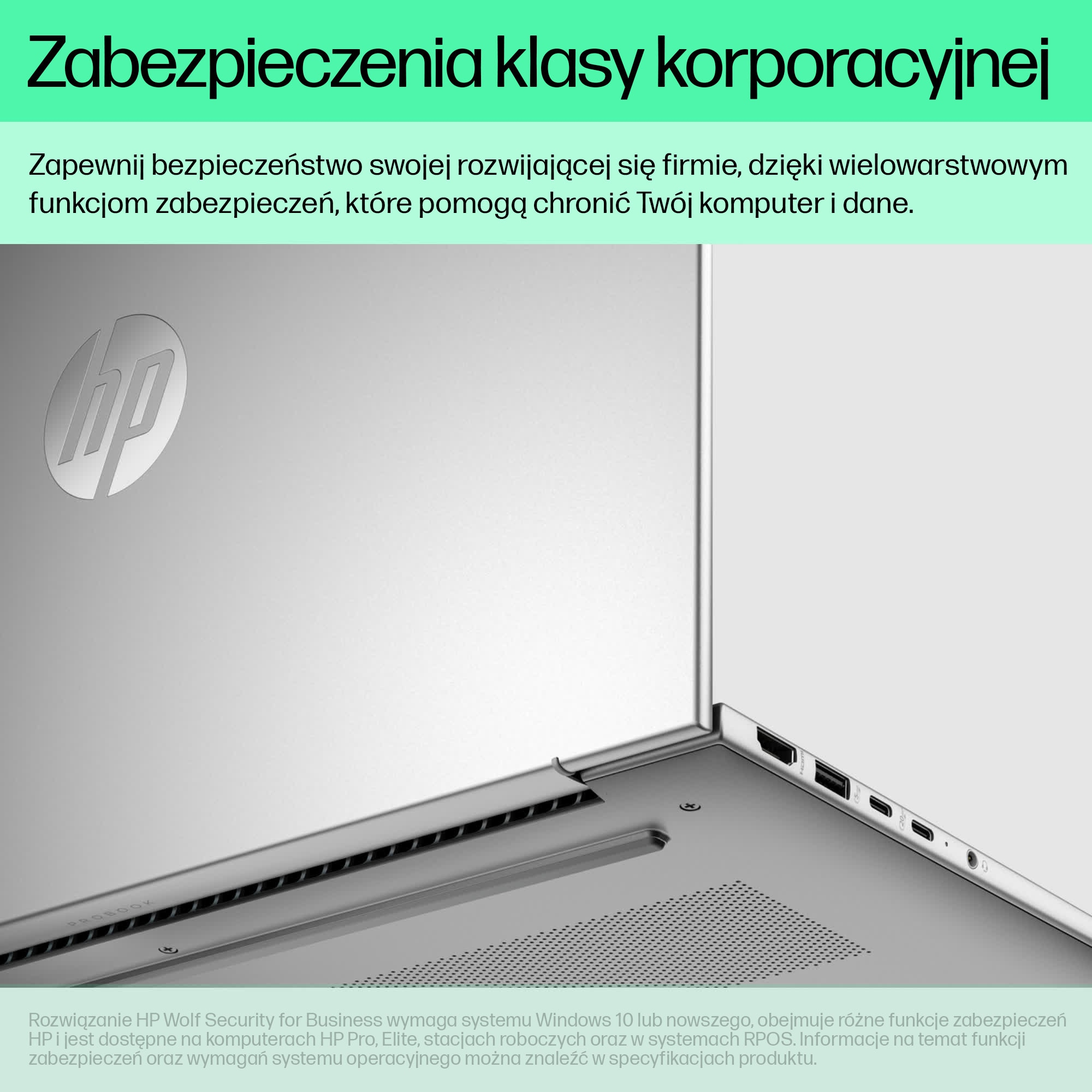HP ProBook 440 G11 Intel Core Ultra 5 125H Laptop 35,6 cm (14") WUXGA 16 GB DDR5-SDRAM 512 GB SSD Wi-Fi 6E (802.11ax) Windows 11 Pro AI PC Srebrny - obrazek 5
