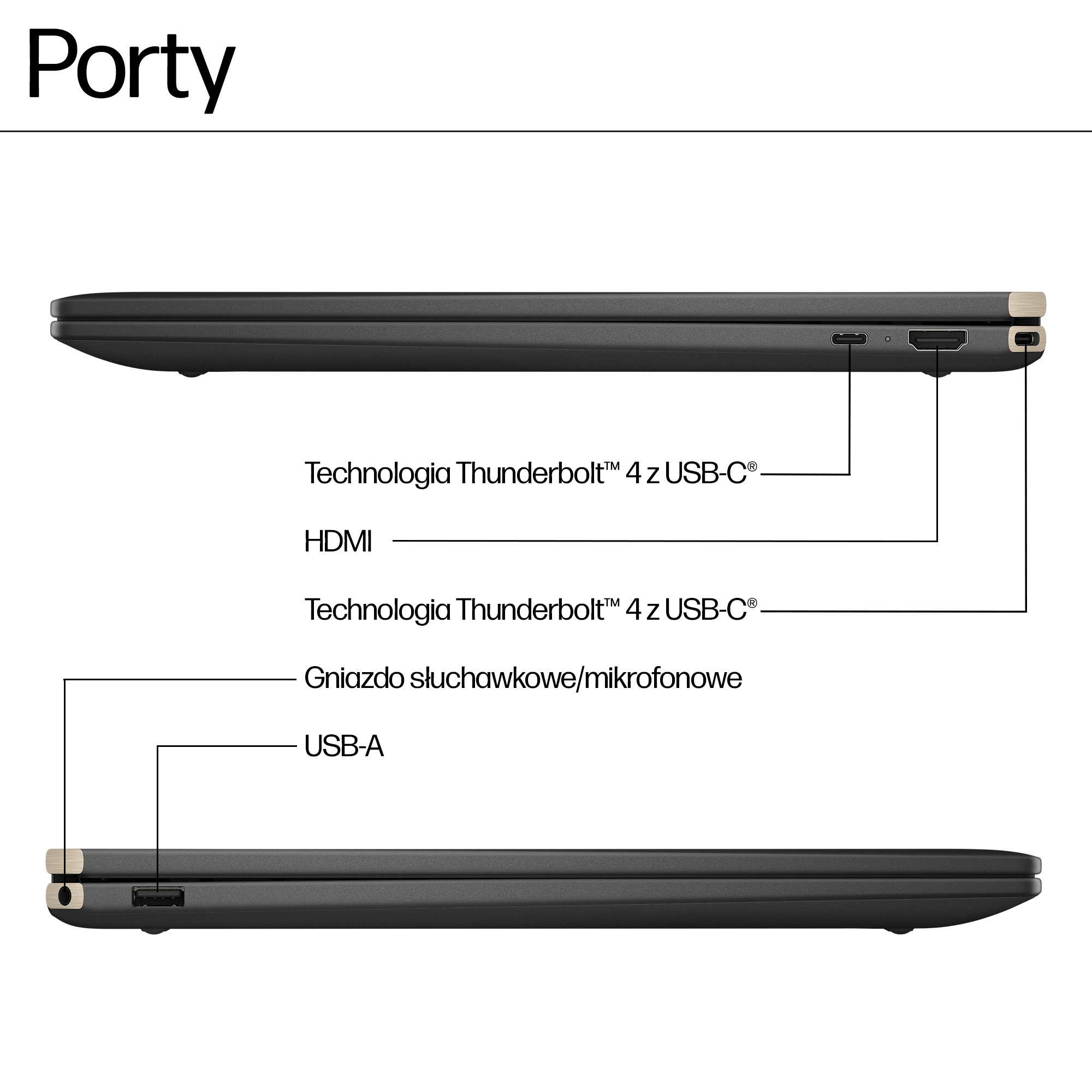 HP Spectre x360 Touch 2.8K (2880 × 1800) UWVA OLED 48-120Hz AG GorillaG SDR 400n HDR 500n U7-155H 16GB 1TB RTX 4050 6G W11P 2/2/0 - obrazek 4