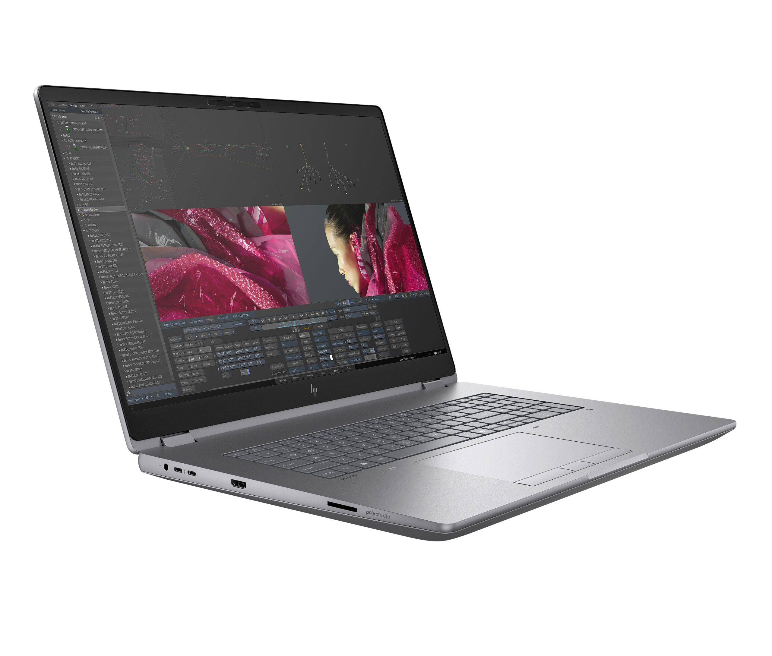 HP ZBook Fury G1i Intel Core Ultra 7 265HX Mobilna stacja robocza 45,7 cm (18") WQXGA 32 GB DDR5-SDRAM 1 TB SSD NVIDIA RTX PRO 3000 Blackwell Wi-Fi 7 (802.11be) Windows 11 Pro AI Workstation, AI PC Srebrny - obrazek 2
