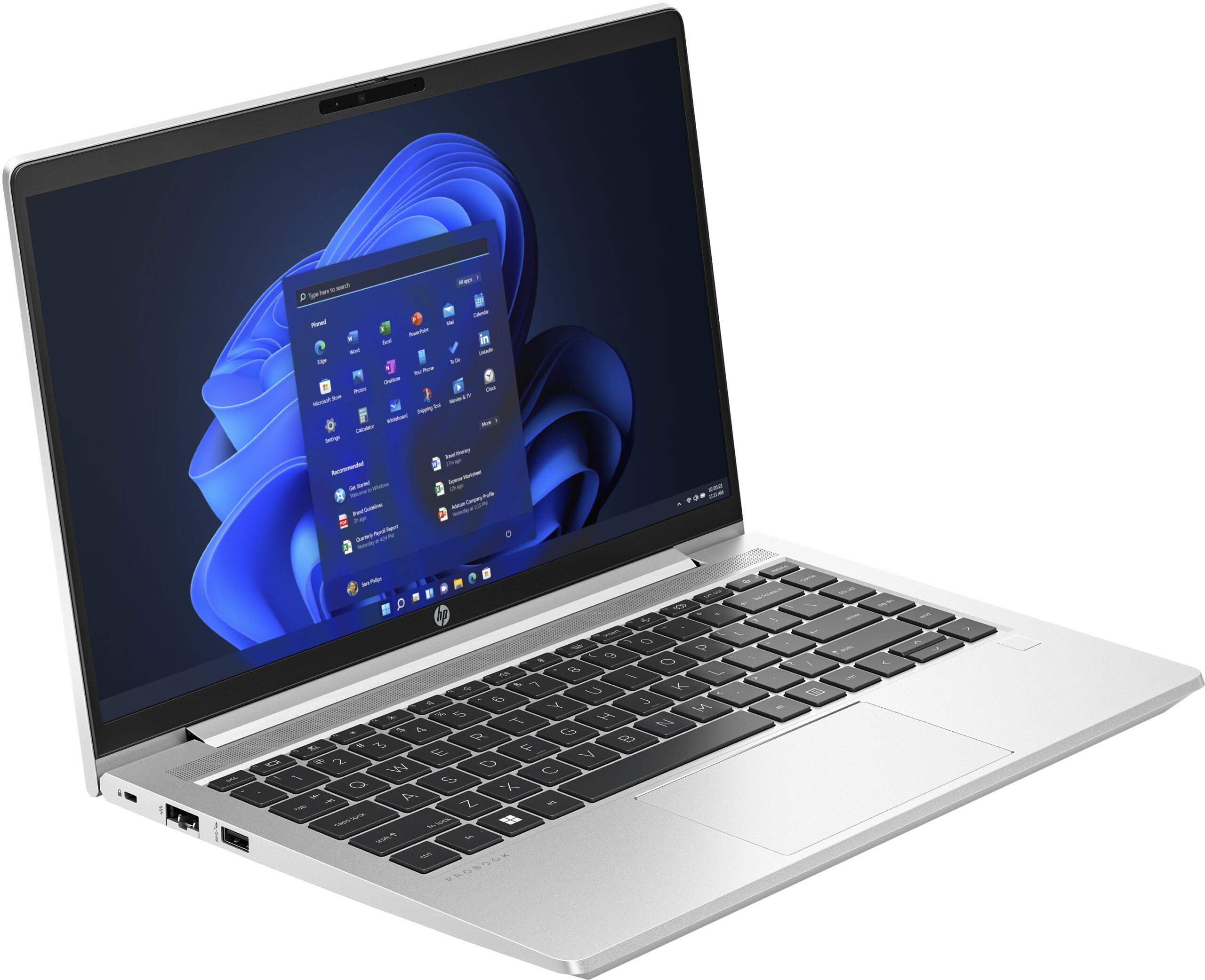 HP ProBook 445 G10 AMD Ryzen™ 7 7730U Laptop 35,6 cm (14") Full HD 16 GB DDR4-SDRAM 512 GB SSD Wi-Fi 6E (802.11ax) Windows 11 Pro Srebrny - obrazek 2