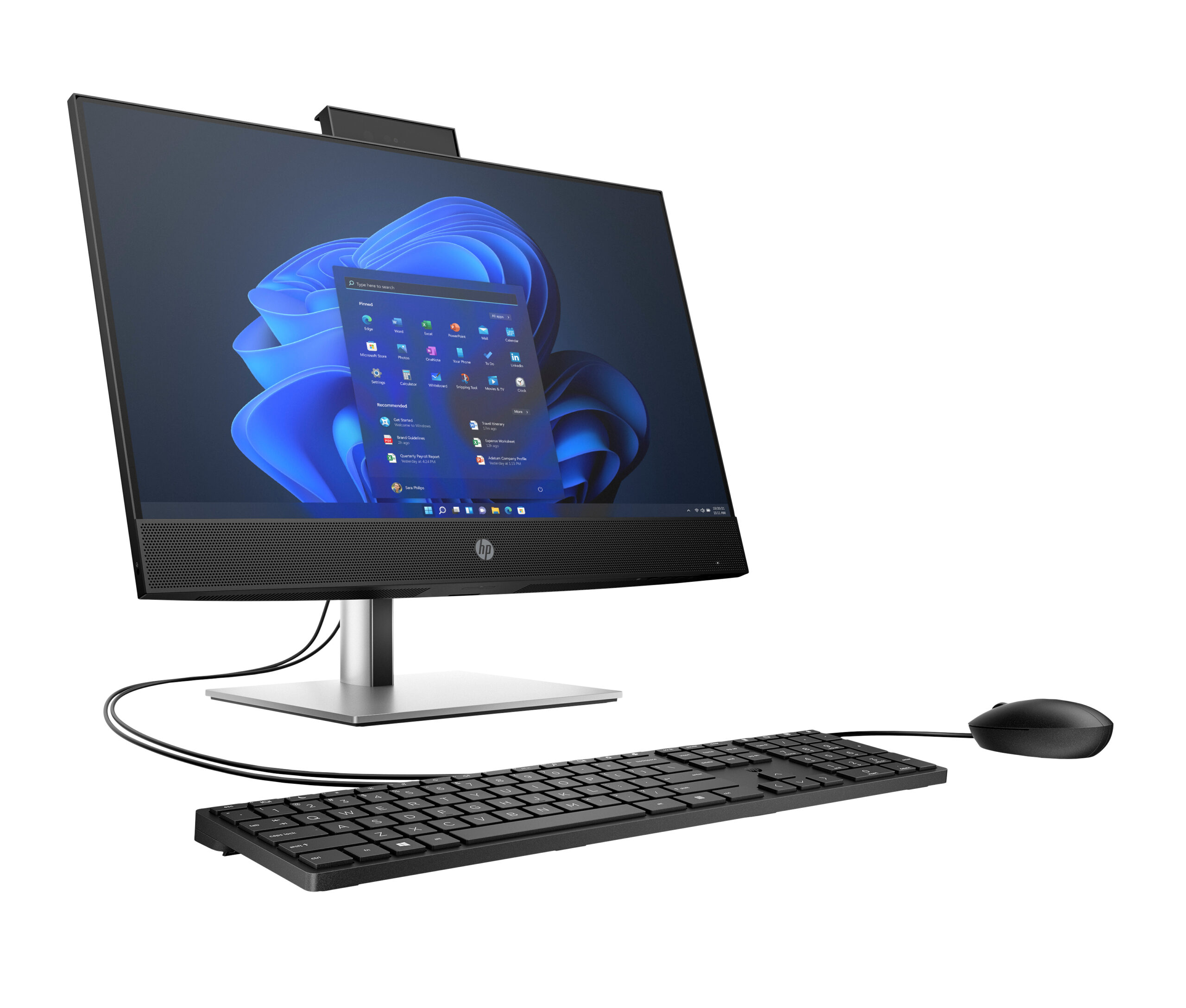 HP ProOne 440 G9 Intel® Core™ i5 i5-14500T 60,5 cm (23.8") 1920 x 1080 px All-in-One PC 16 GB DDR5-SDRAM 512 GB SSD Windows 11 Pro Wi-Fi 6E (802.11ax) Czarny - obrazek 2