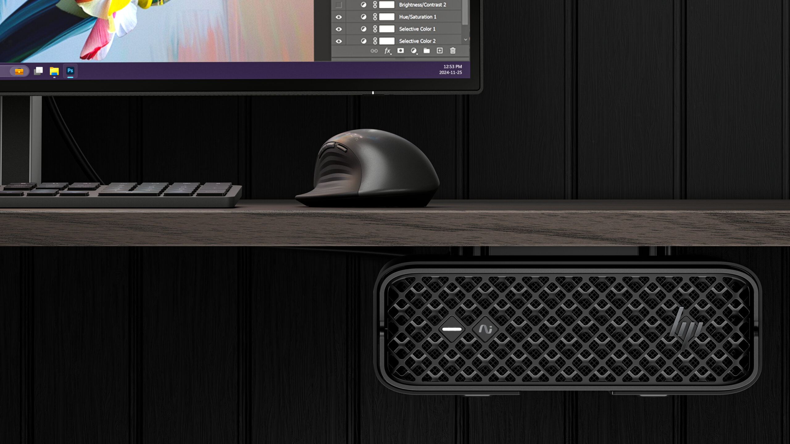 HP Z2 G1i Intel Core Ultra 7 265 32 GB DDR5-SDRAM 1 TB SSD NVIDIA RTX A1000 Windows 11 Pro Mini PC Stanowisko AI Workstation, AI PC Czarny