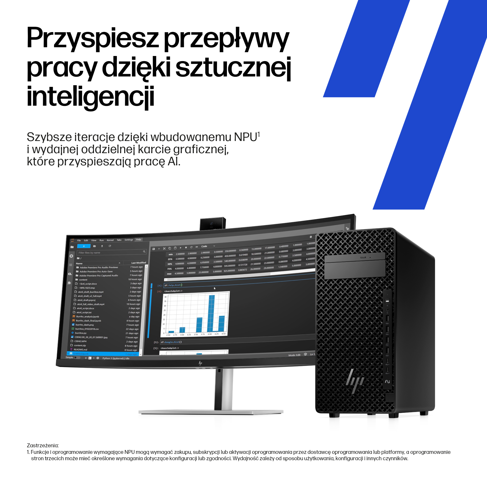 HP Z2 G1i Intel Core Ultra 9 285K 32 GB DDR5-SDRAM 1 TB SSD Windows 11 Pro Tower Stanowisko AI Workstation, AI PC Czarny - obrazek 4