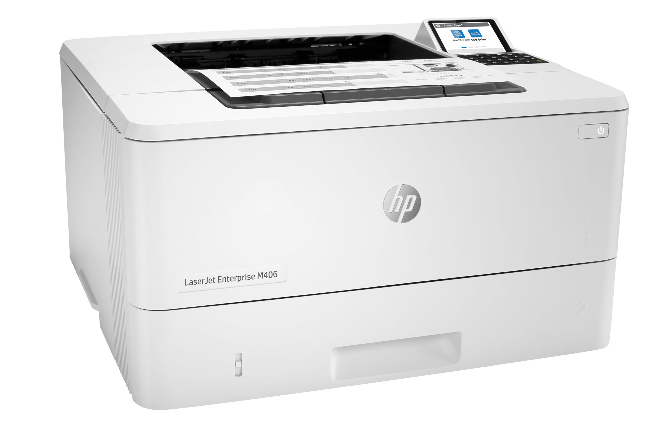 HP LaserJet Enterprise M406dn - Drukarka laserowa mono - obrazek 2