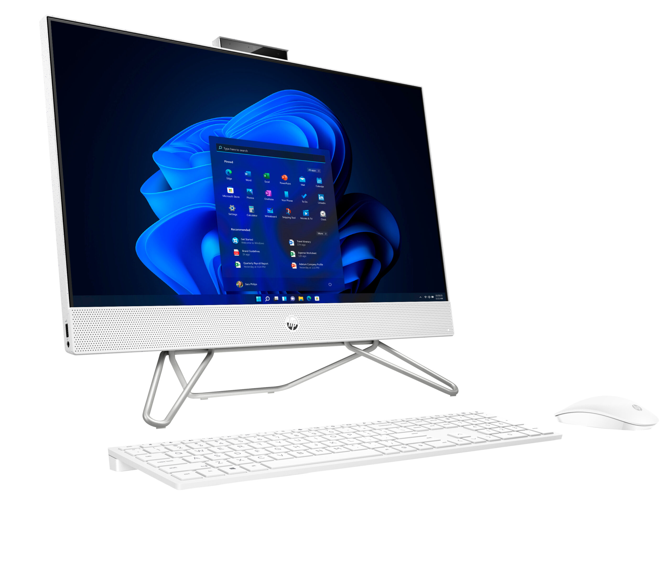 HP Pro 240 G9 Intel® Core™ i5 i5-1235U 60,5 cm (23.8") 1920 x 1080 px All-in-One PC 16 GB DDR4-SDRAM 512 GB SSD Windows 11 Pro Wi-Fi 6 (802.11ax) Srebrny - obrazek 2