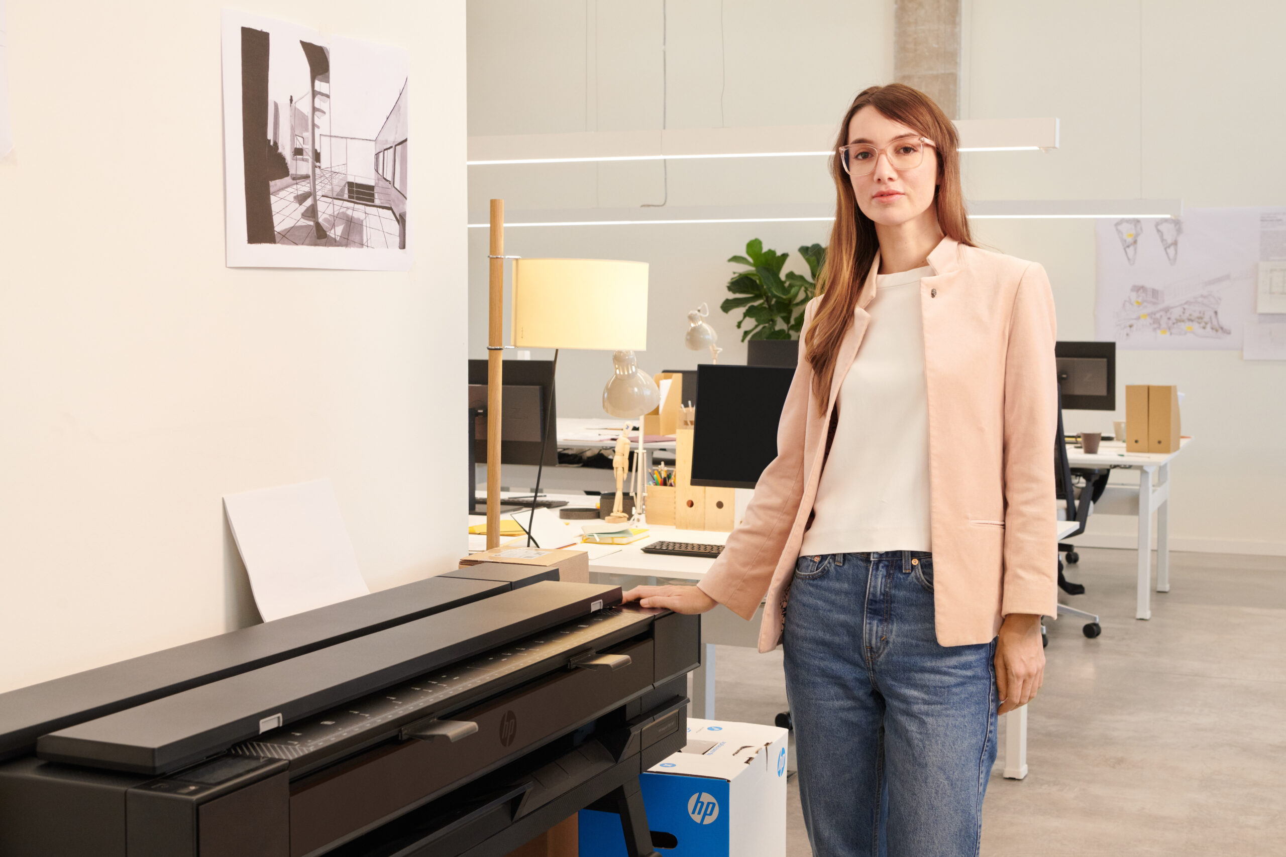 HP Designjet 36-calowe urządzenie wielofunkcyjne T850 - obrazek 3
