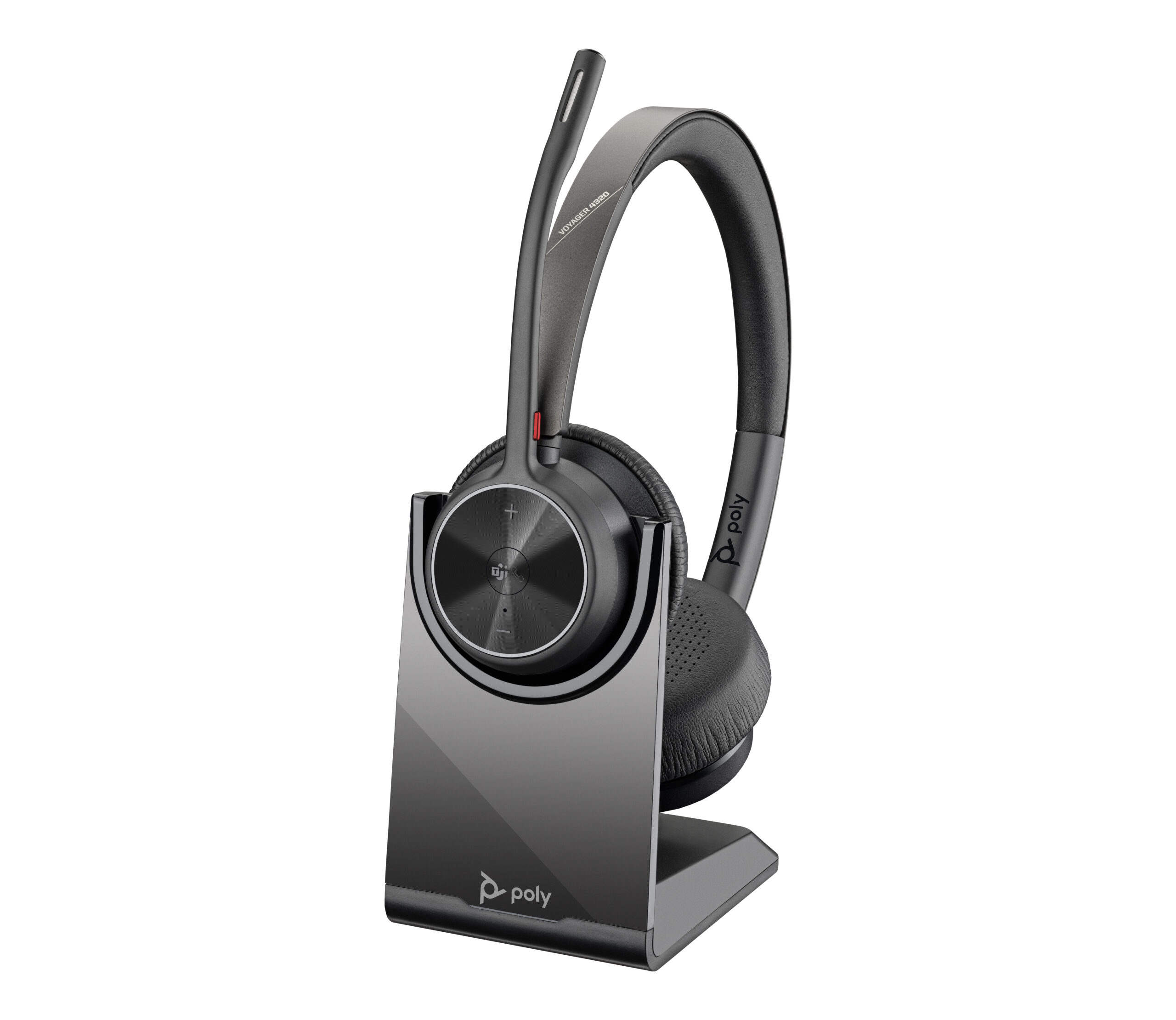 HP Voyager 4320 Microsoft Teams Certified Headset +BT700 dongle +Charging Stand - obrazek 2