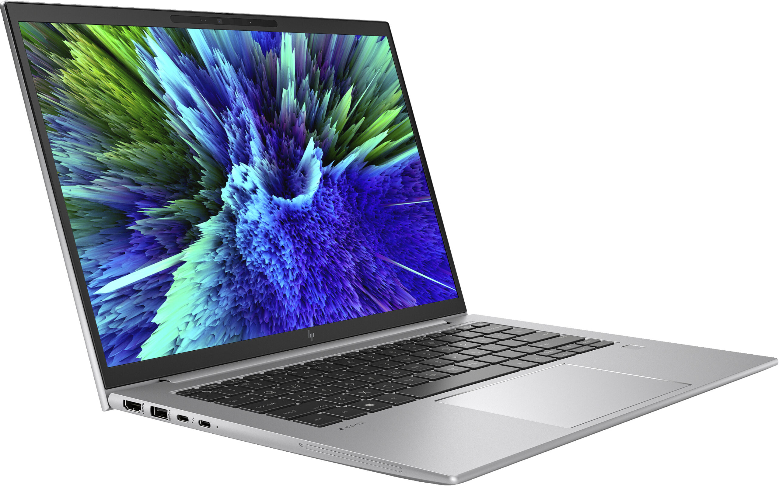 HP ZBook Firefly G10 А AMD Ryzen™ 5 PRO 7640HS Mobilna stacja robocza 35,6 cm (14") WUXGA 16 GB DDR5-SDRAM 512 GB SSD Wi-Fi 6 (802.11ax) Windows 11 Pro Szary - obrazek 2