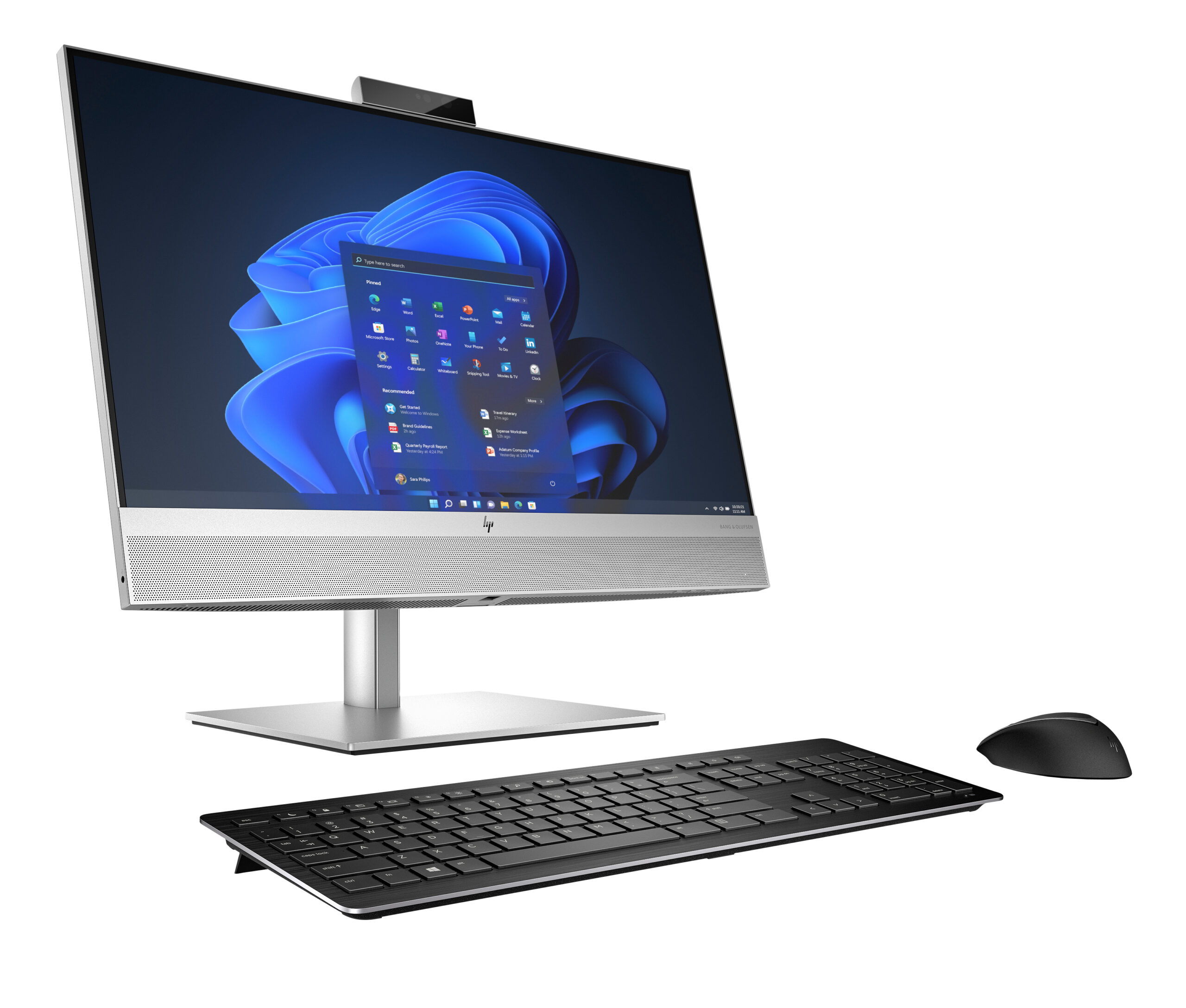 HP EliteOne 840 G9 Intel® Core™ i5 i5-12500 60,5 cm (23.8") 1920 x 1080 px All-in-One PC 16 GB DDR5-SDRAM 512 GB SSD Windows 11 Pro Wi-Fi 6E (802.11ax) Srebrny - obrazek 2