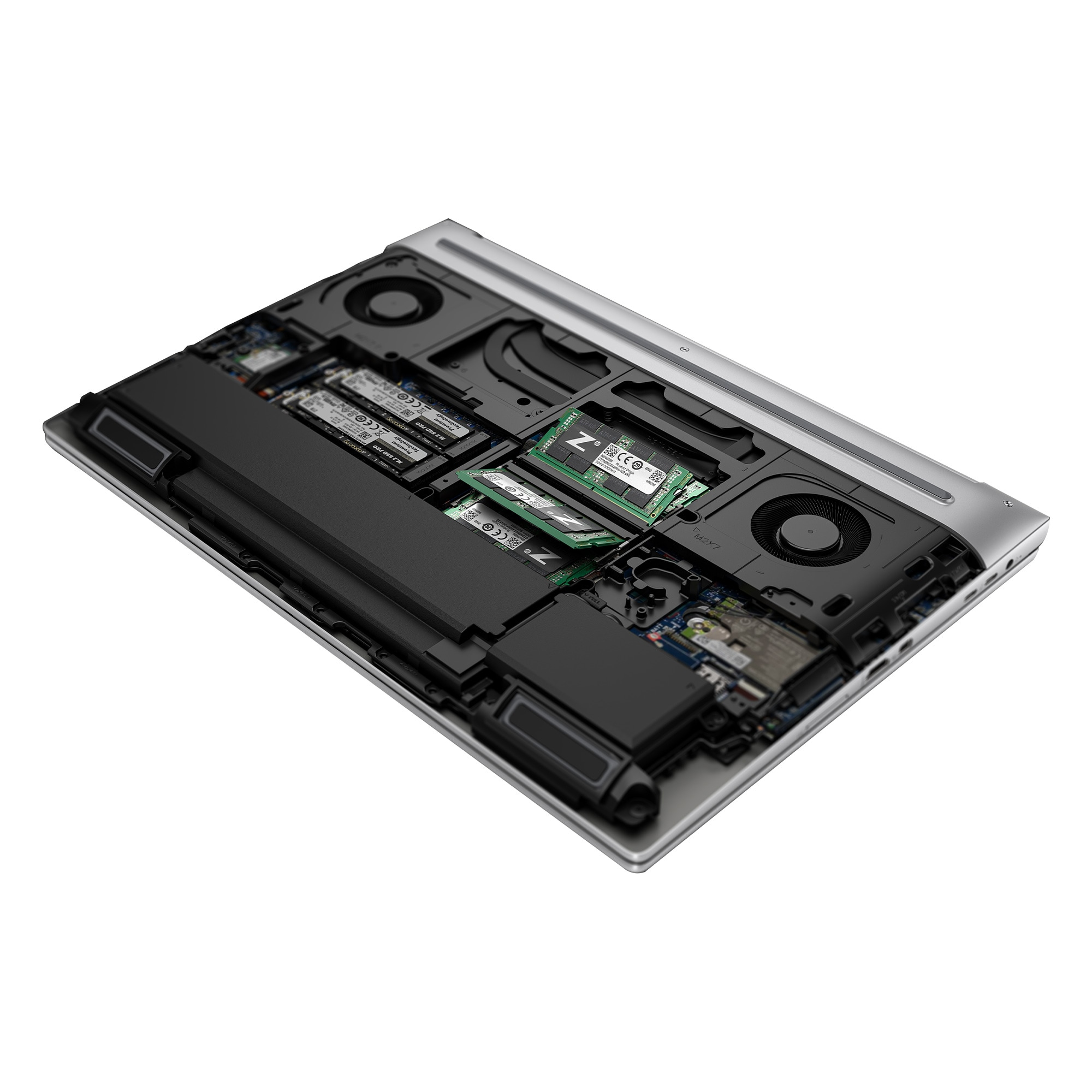 HP ZBook Fury G10 Intel® Core™ i7 i7-13700HX Mobilna stacja robocza 40,6 cm (16") WUXGA 16 GB DDR5-SDRAM 512 GB SSD NVIDIA RTX A2000 Wi-Fi 6E (802.11ax) Windows 11 Pro Srebrny - obrazek 5