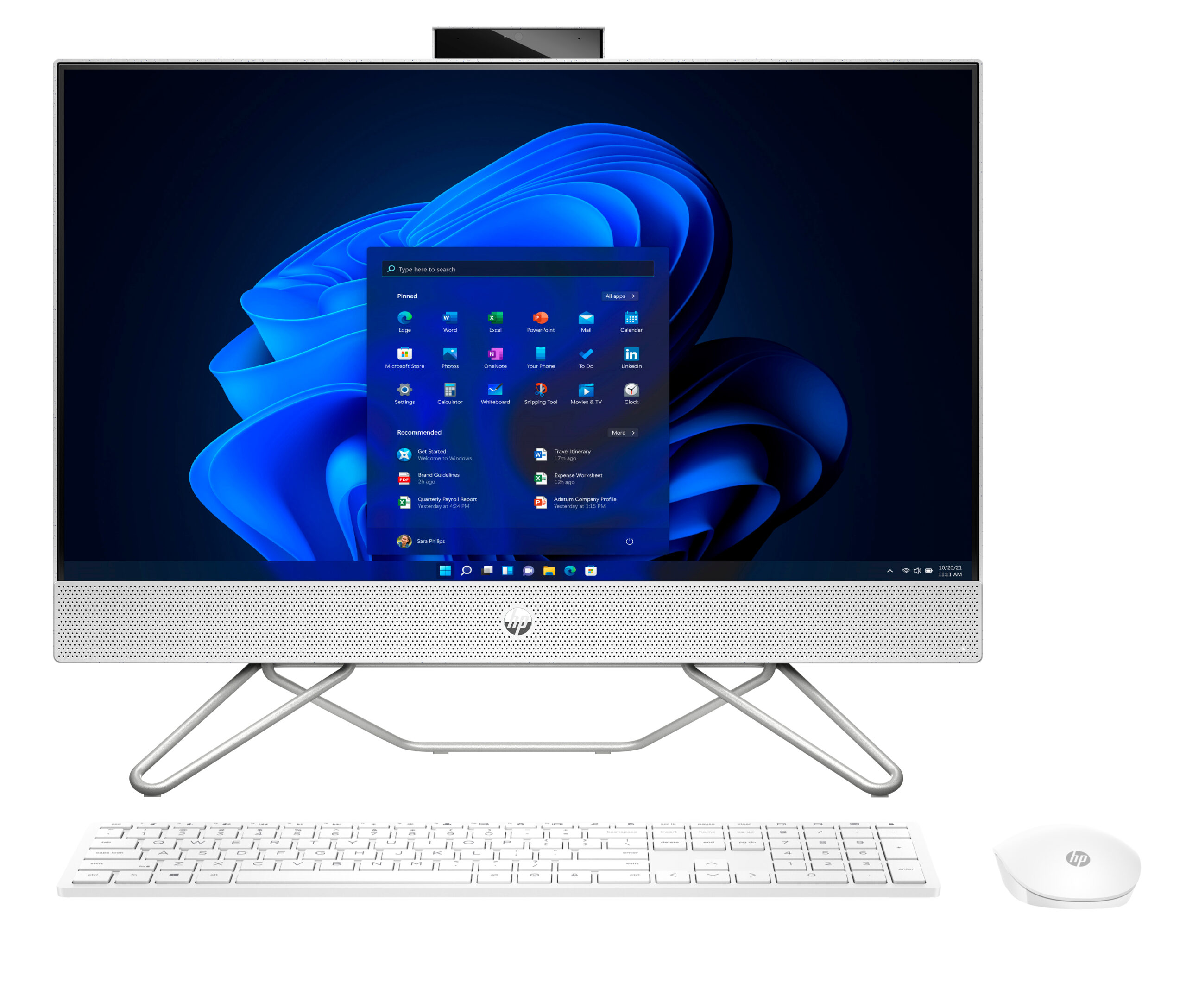 HP Pro 240 G9 Intel® Core™ i5 i5-1235U 60,5 cm (23.8") 1920 x 1080 px All-in-One PC 16 GB DDR4-SDRAM 512 GB SSD Windows 11 Pro Wi-Fi 6 (802.11ax) Srebrny