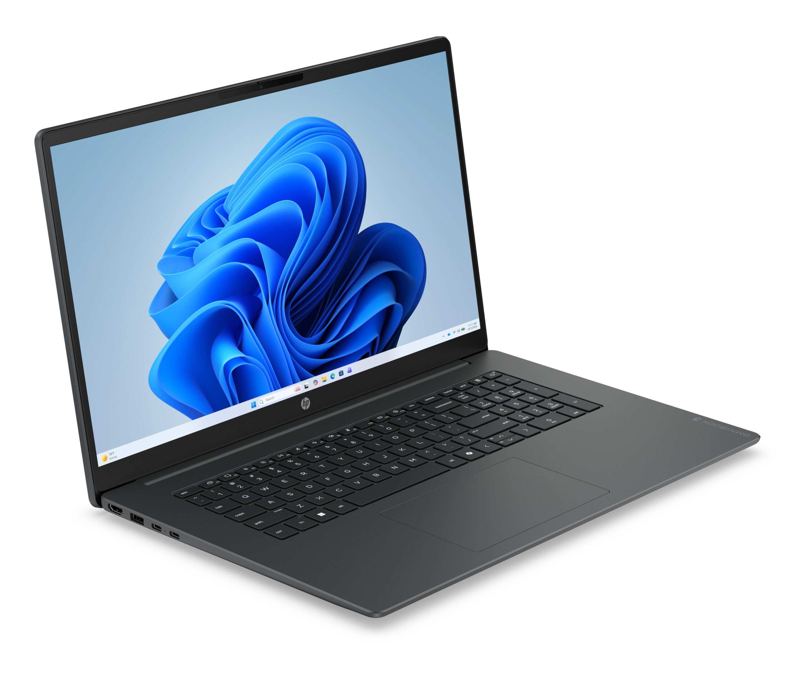HP OmniBook 3 Laptop 17-dk0008nwx Intel Core 5 120U 43,9 cm (17.3") Full HD 16 GB DDR5-SDRAM 512 GB SSD Wi-Fi 6 (802.11ax) Windows 11 Home Czarny, Szary - obrazek 5