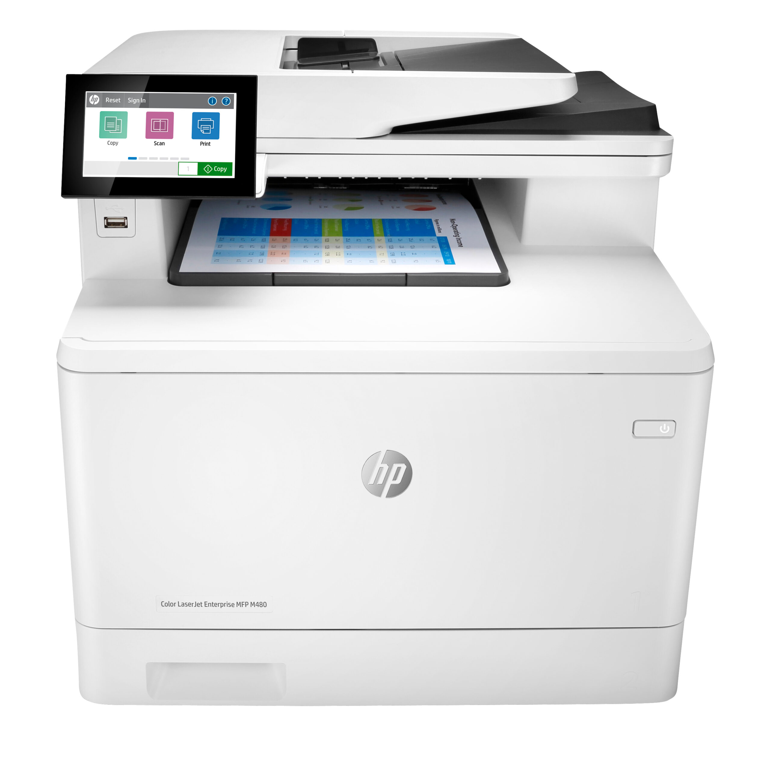 HP Color LaserJet Enterprise MFP M480f - Kolorowe Urządzenie Wielofunkcyjne
