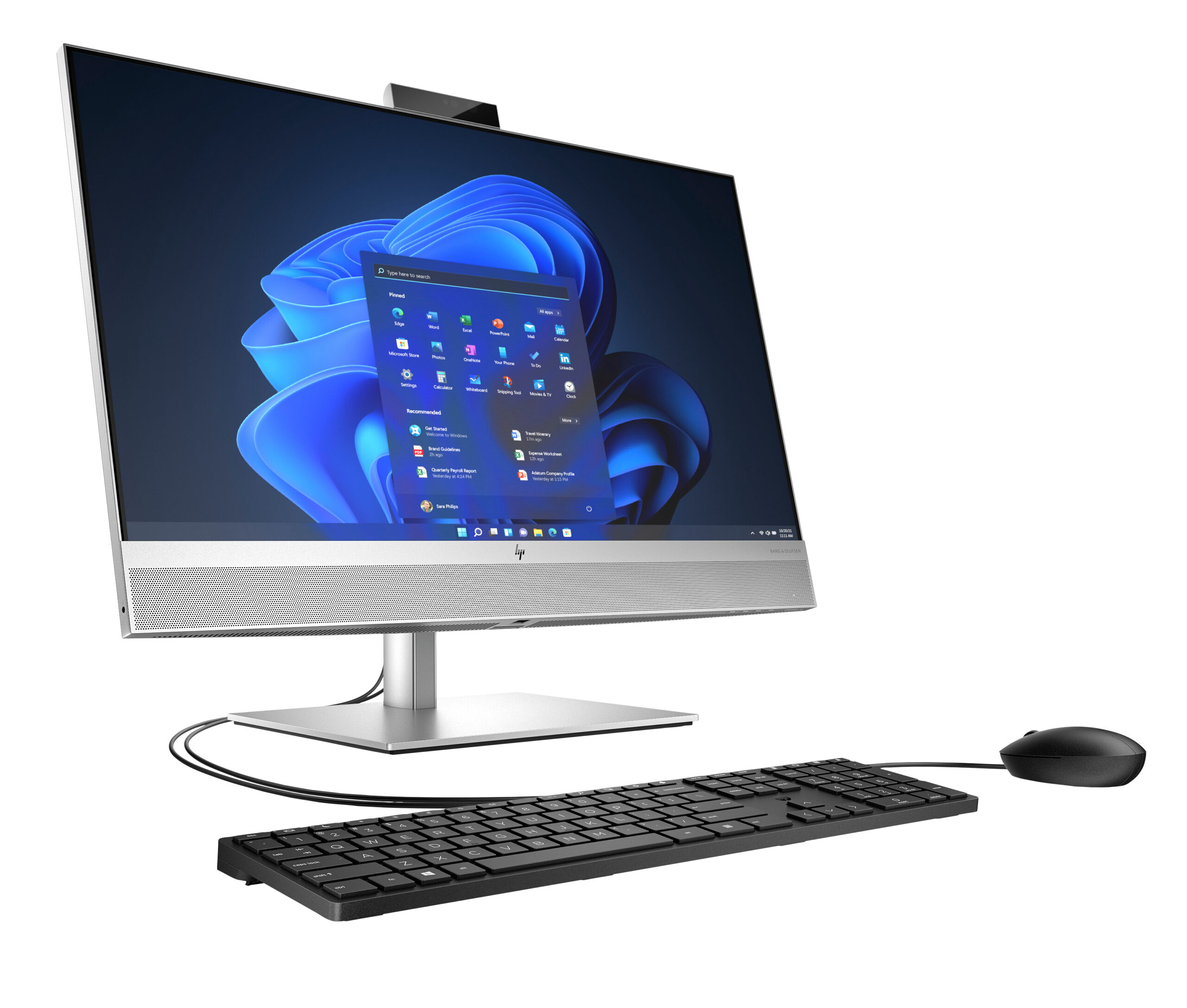 HP EliteOne 870 G9 Intel® Core™ i5 i5-13500 68,6 cm (27") 2560 x 1440 px Ekran dotykowy All-in-One PC 16 GB DDR5-SDRAM 512 GB SSD Windows 11 Pro Wi-Fi 6E (802.11ax) Srebrny - obrazek 2