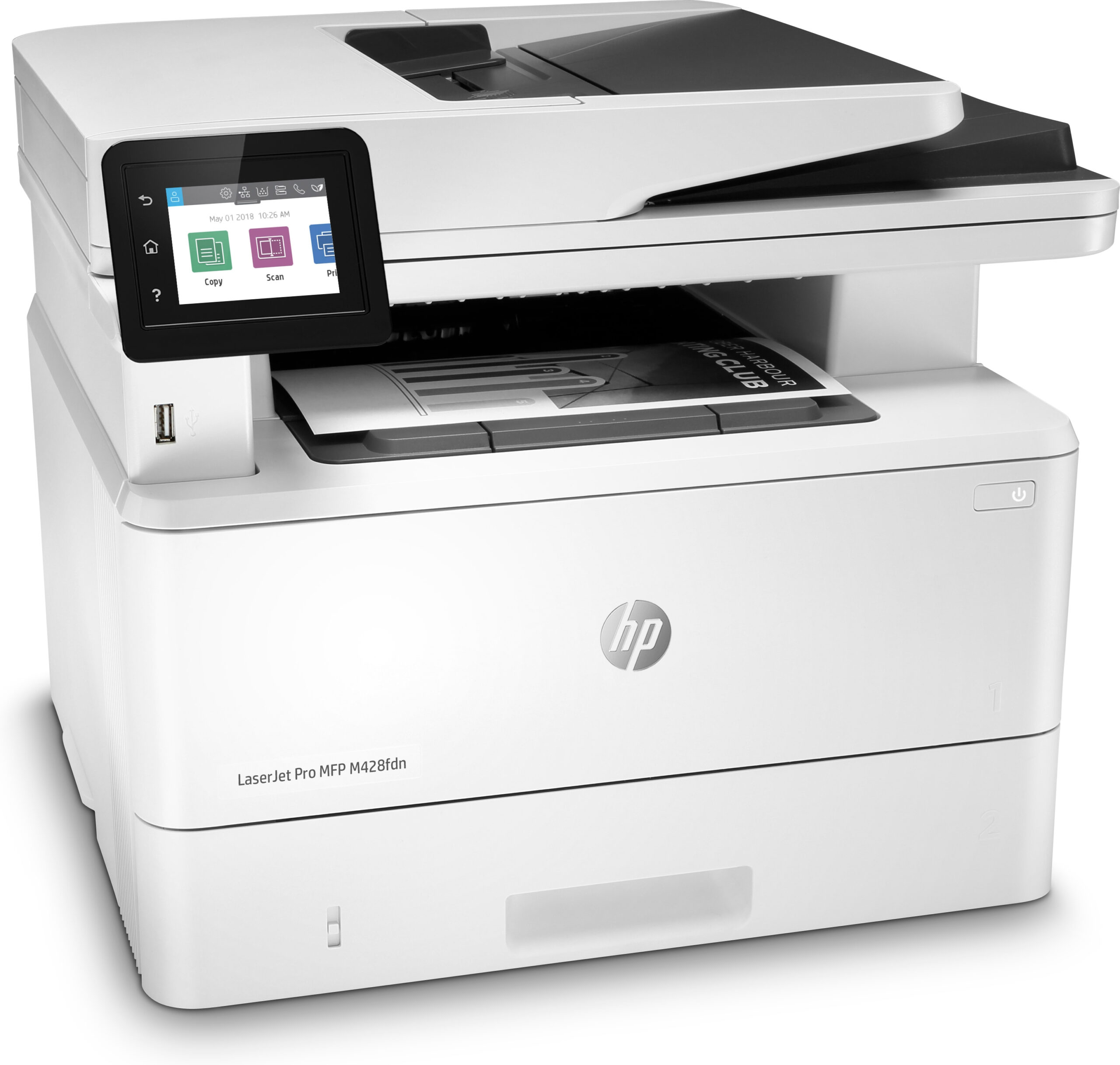 HP LaserJet Pro Urządzenie wielofunkcyjne M428fdn, Czerń i biel, Drukarka do Firma, Drukowanie, kopiowanie, skanowanie, faksowanie, poczta elektroniczna, Skanowanie do wiadomości e-mail; Skanowanie dwustronne - obrazek 3