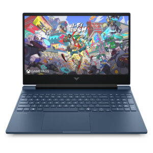 HP Victus Gaming 15-fb3039nw AMD Ryzen™ 7 7445H Laptop 39,6 cm (15.6") Full HD 16 GB DDR5-SDRAM 512 GB SSD NVIDIA GeForce RTX 3050 Wi-Fi 6 (802.11ax) Free DOS Niebieski