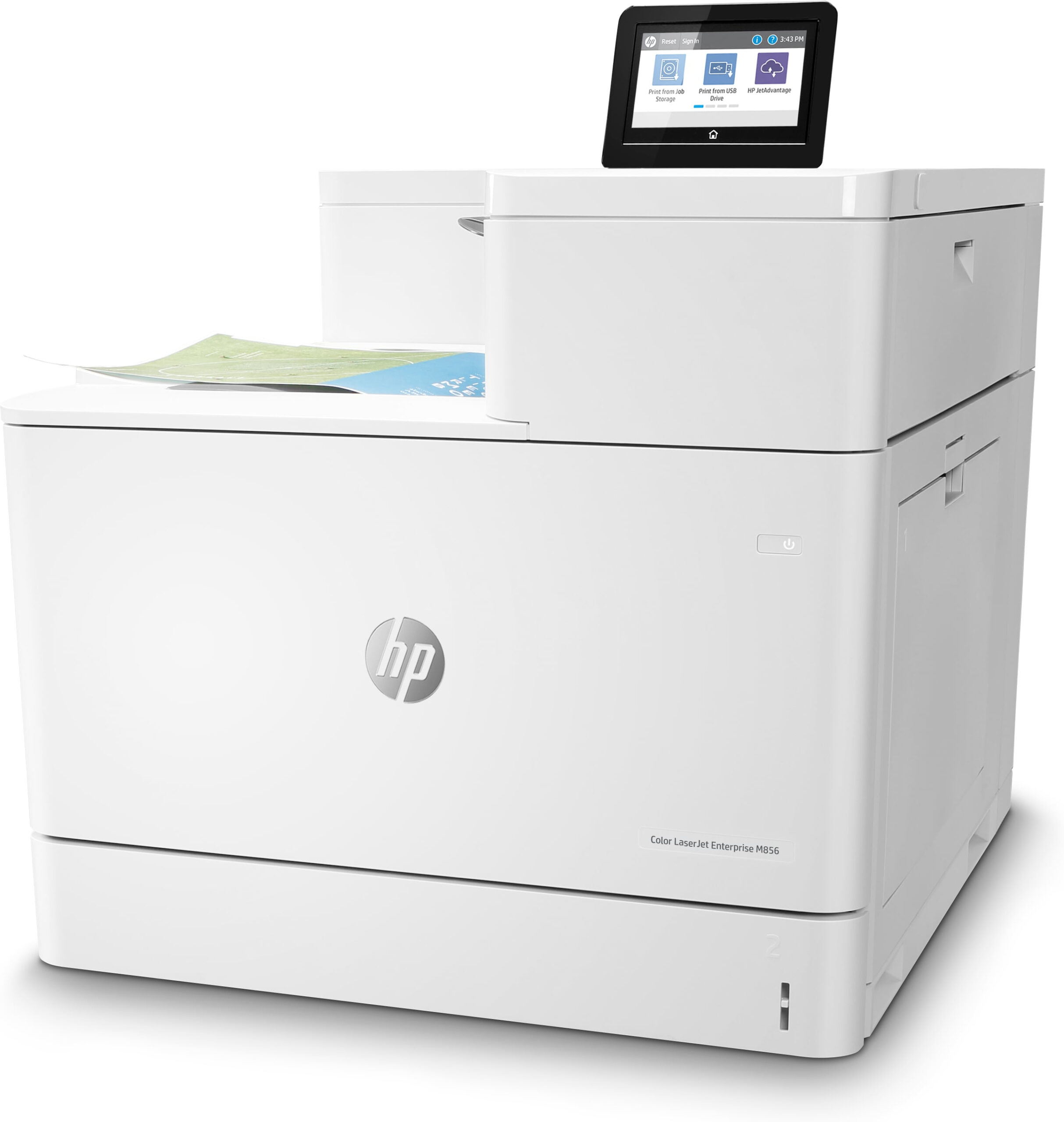 HP Color LaserJet Enterprise M856dn - Kolorowa drukarka laserowa A3 - obrazek 5