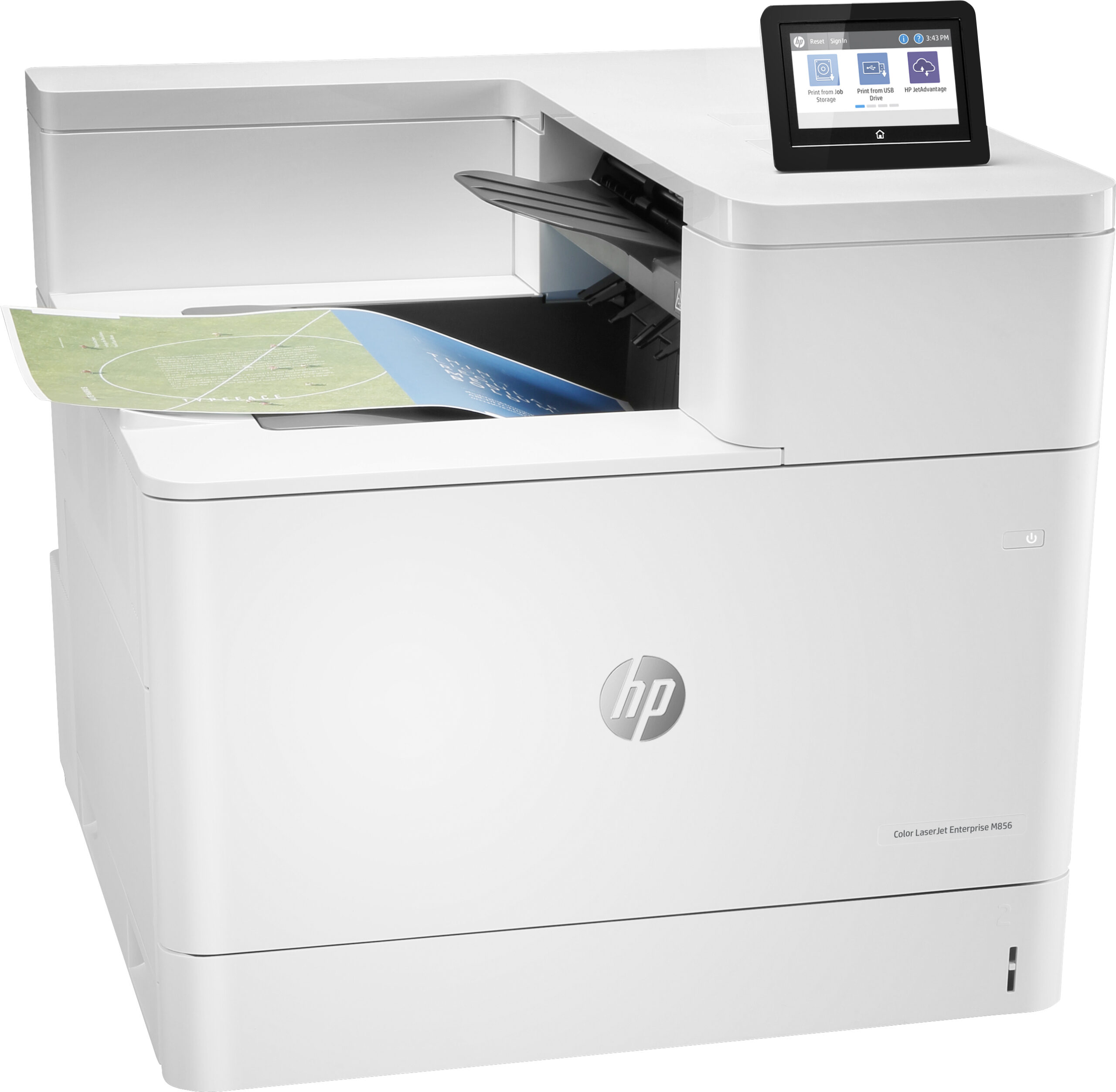 HP Color LaserJet Enterprise M856dn - Kolorowa drukarka laserowa A3 - obrazek 3