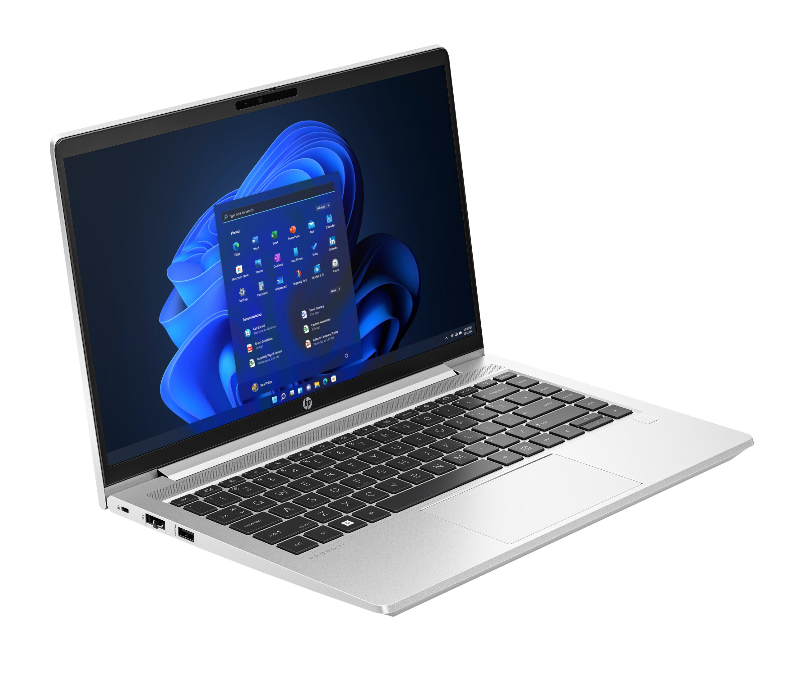HP ProBook 445 G10 AMD Ryzen™ 5 7530U Laptop 35,6 cm (14") Full HD 16 GB DDR4-SDRAM 512 GB SSD Wi-Fi 6E (802.11ax) Windows 11 Pro Srebrny - obrazek 2
