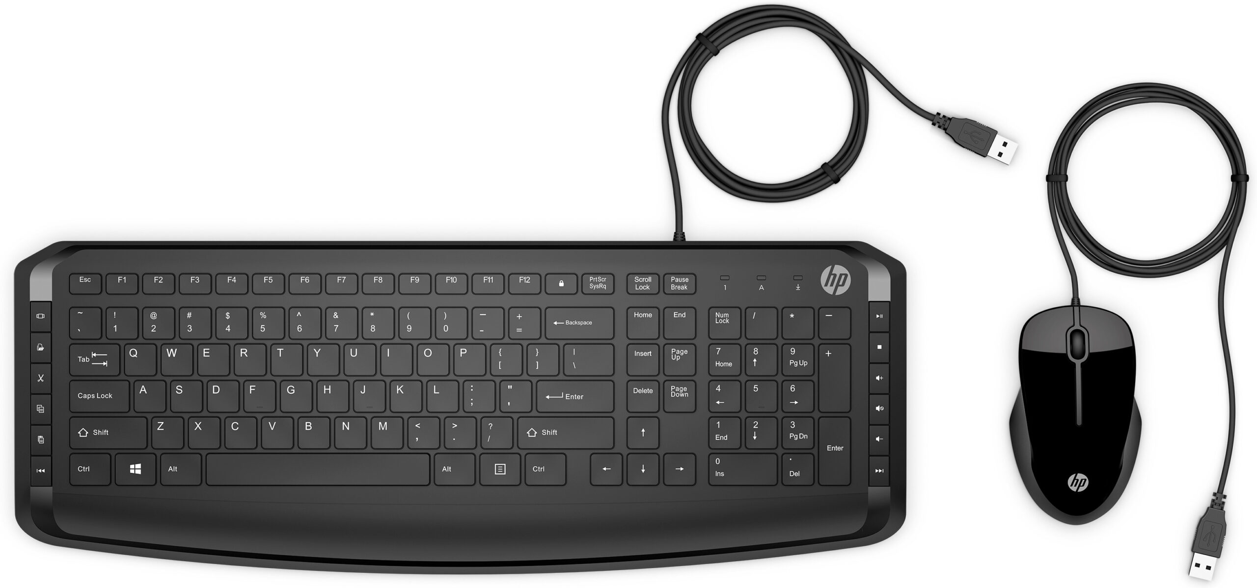 HP Wired Keyboard Mouse 250 EU Pavilion 200 - Zestaw Klawiatury i Myszy