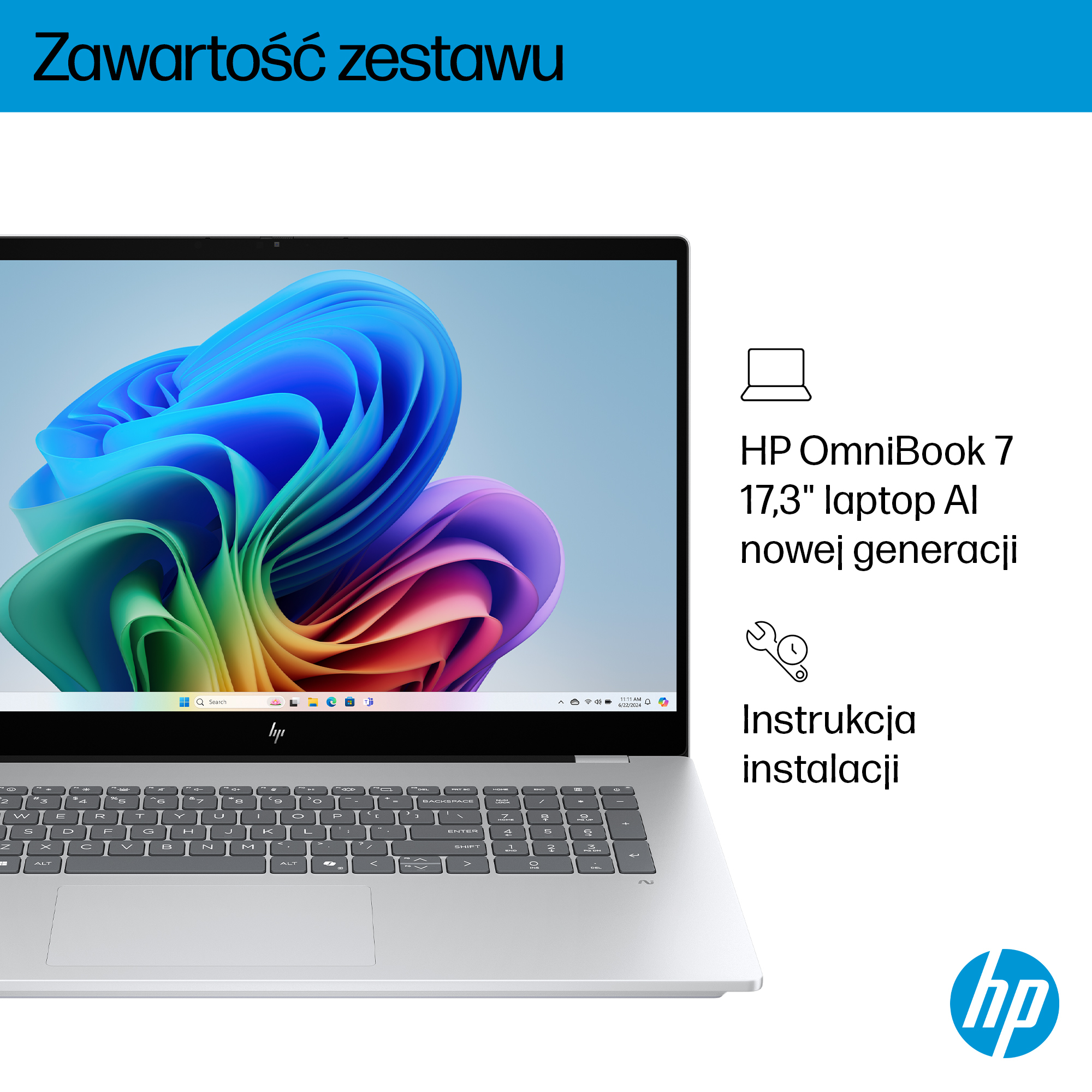 HP OmniBook 7 NG AI 17-dc0217nw - Laptop z Intel Core Ultra 7 258V - obrazek 5