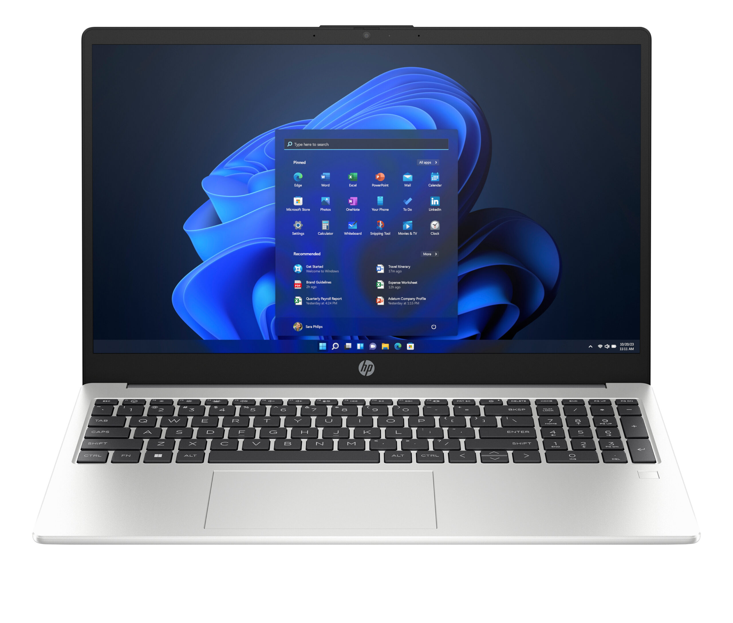 HP 250 G10 Intel® Core™ i5 i5-1334U Laptop 39,6 cm (15.6") Full HD 16 GB DDR4-SDRAM 512 GB SSD Wi-Fi 6 (802.11ax) Free DOS Srebrny