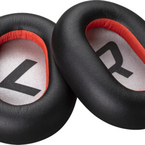 HP Voyager 8200 Black Leatherette Ear Cushions (2 Pieces)