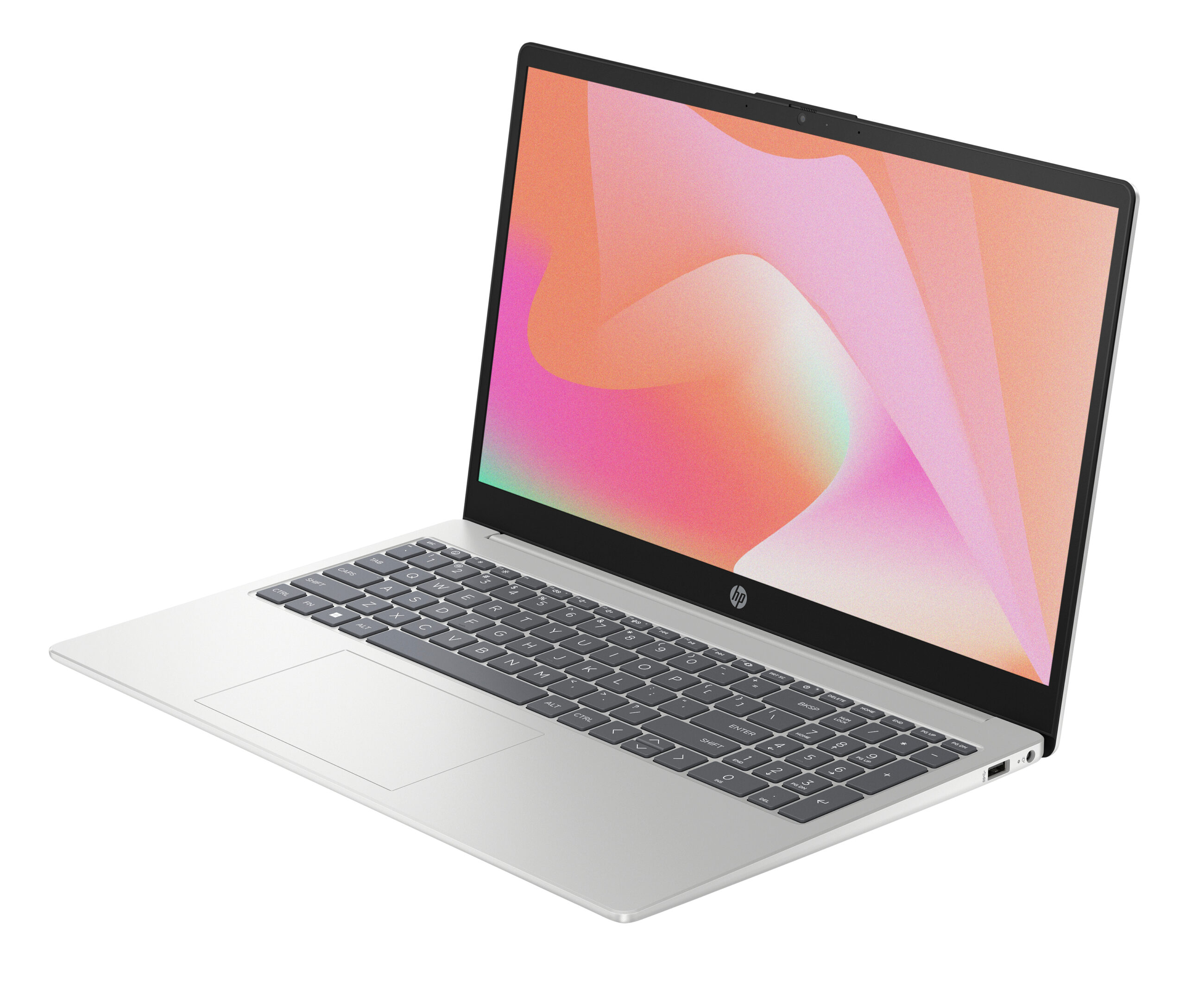 HP 15-fd0066nw Intel® Core™ i3 i3-N305 Laptop 39,6 cm (15.6") Full HD 8 GB DDR4-SDRAM 512 GB SSD Wi-Fi 6 (802.11ax) Free DOS Srebrny - obrazek 4