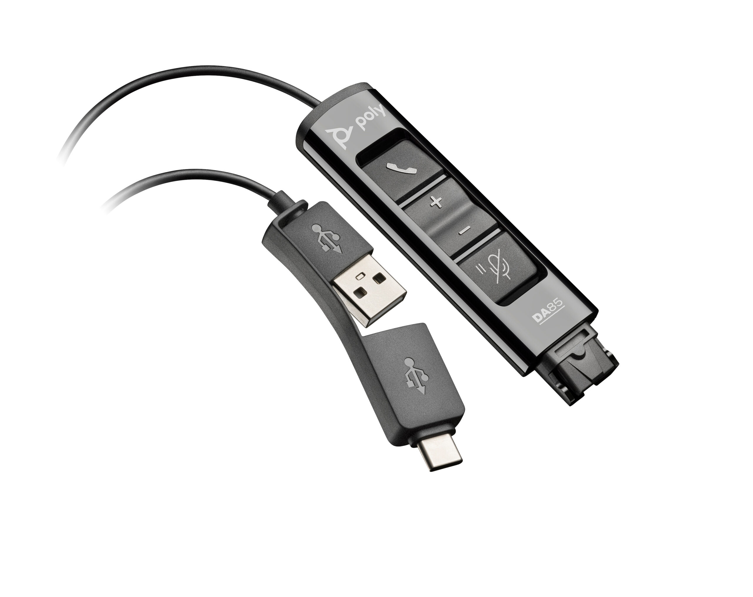 HP Poly USB-A do USB-C Cable (1500mm) - Przesyłanie danych i ładowanie