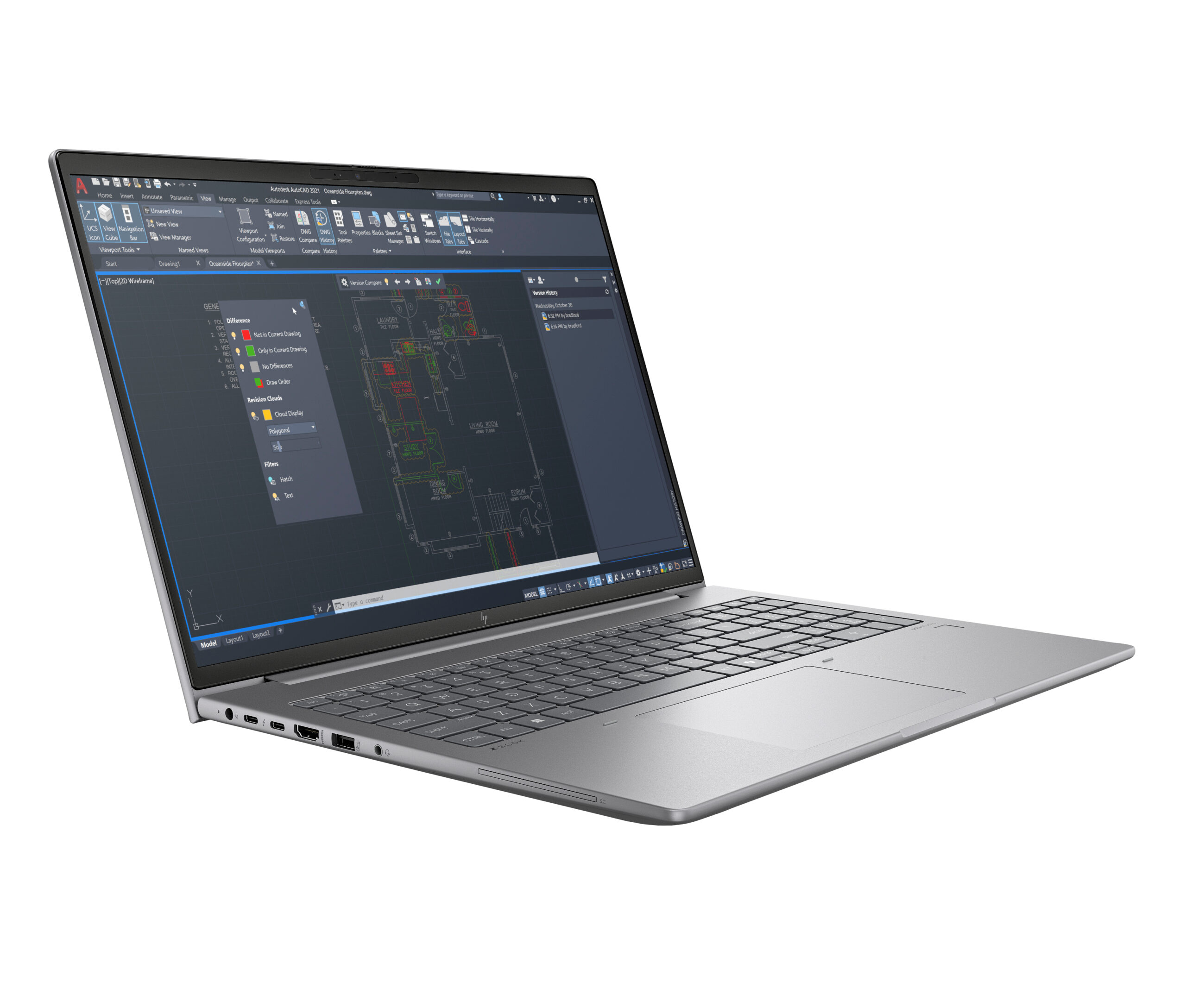 HP ZBook Power G11 A AMD Ryzen™ 9 8945HS Mobilna stacja robocza 40,6 cm (16") WUXGA 32 GB DDR5-SDRAM 1 TB SSD Wi-Fi 6E (802.11ax) Windows 11 Pro AI PC Srebrny - obrazek 2
