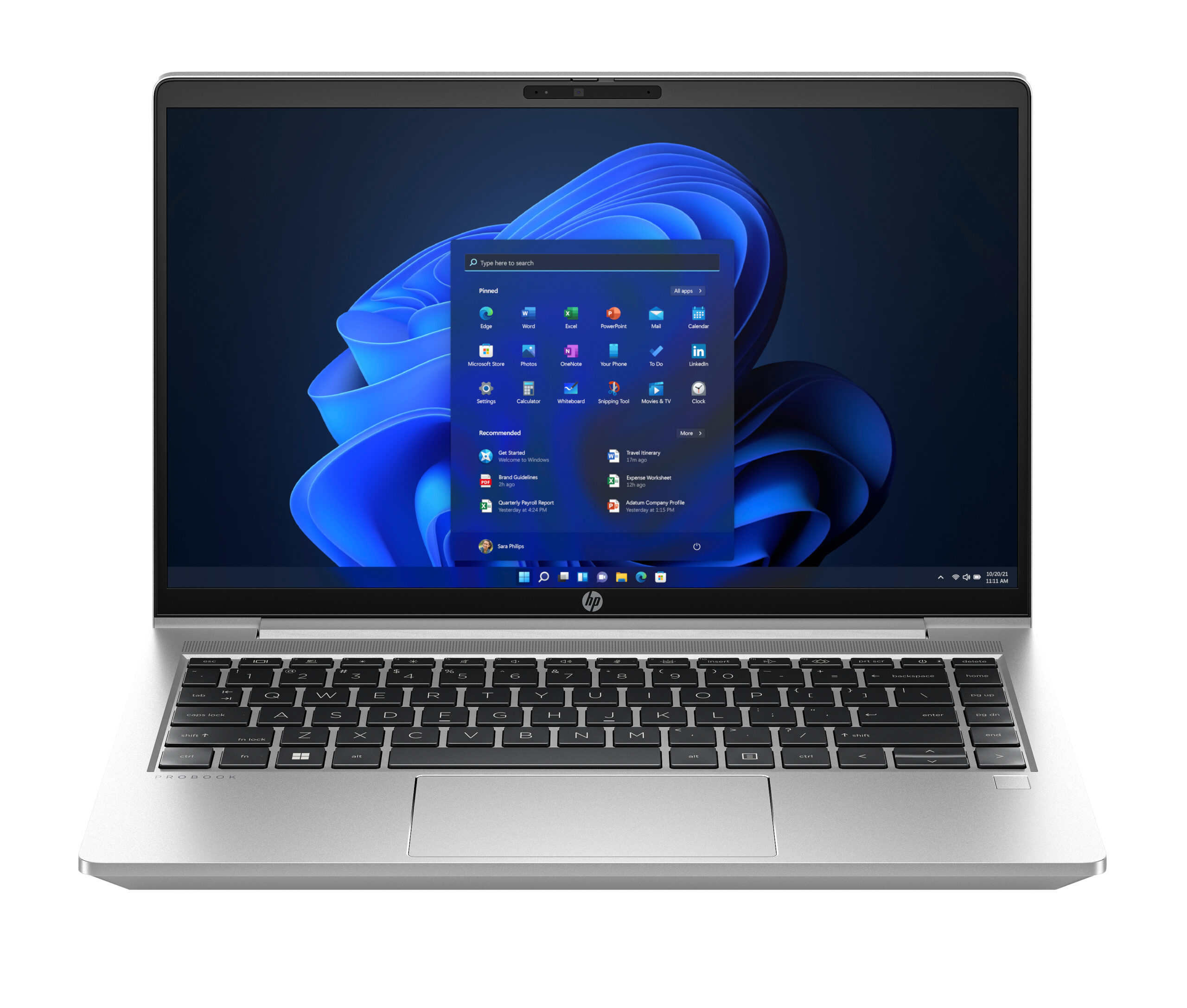 HP ProBook 445 G10 AMD Ryzen™ 5 7530U Laptop 35,6 cm (14") Full HD 16 GB DDR4-SDRAM 512 GB SSD Wi-Fi 6E (802.11ax) Windows 11 Pro Srebrny