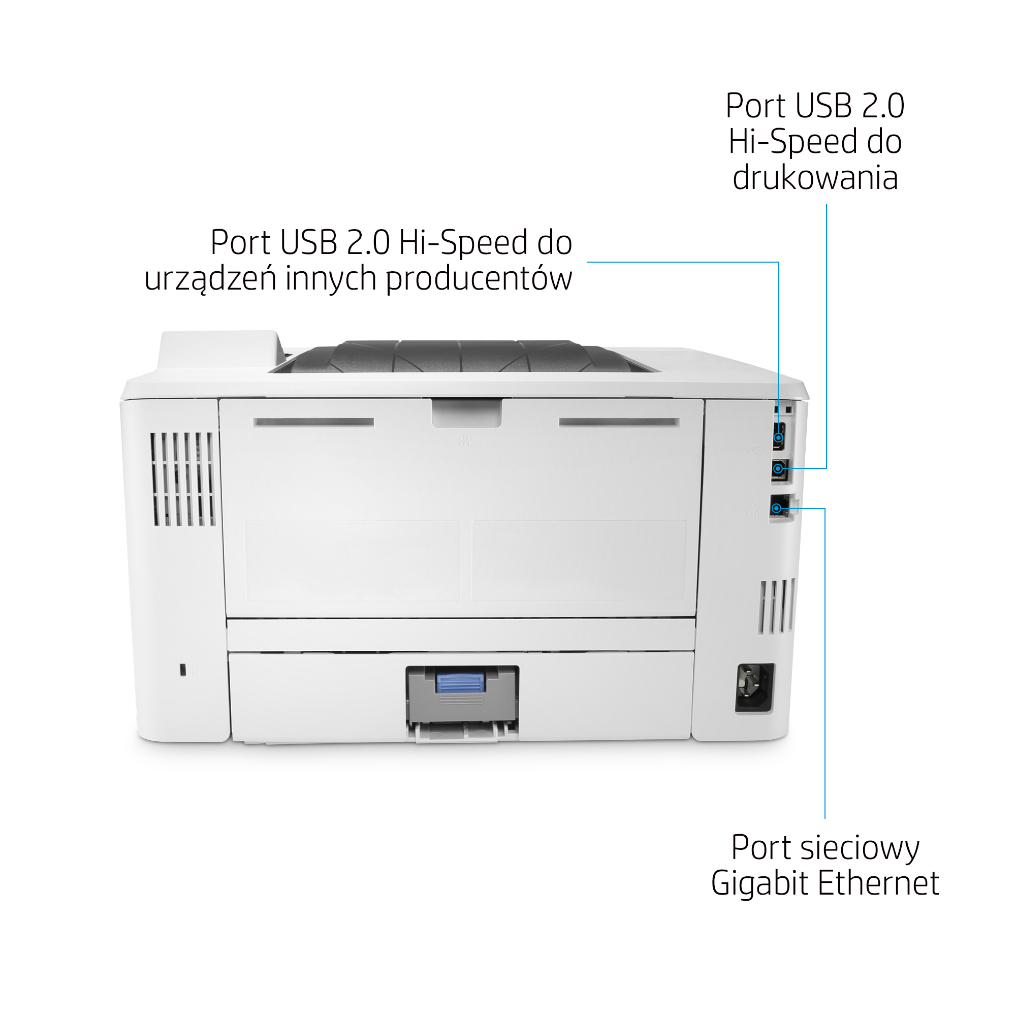 HP LaserJet Enterprise M406dn - Drukarka laserowa mono - obrazek 5