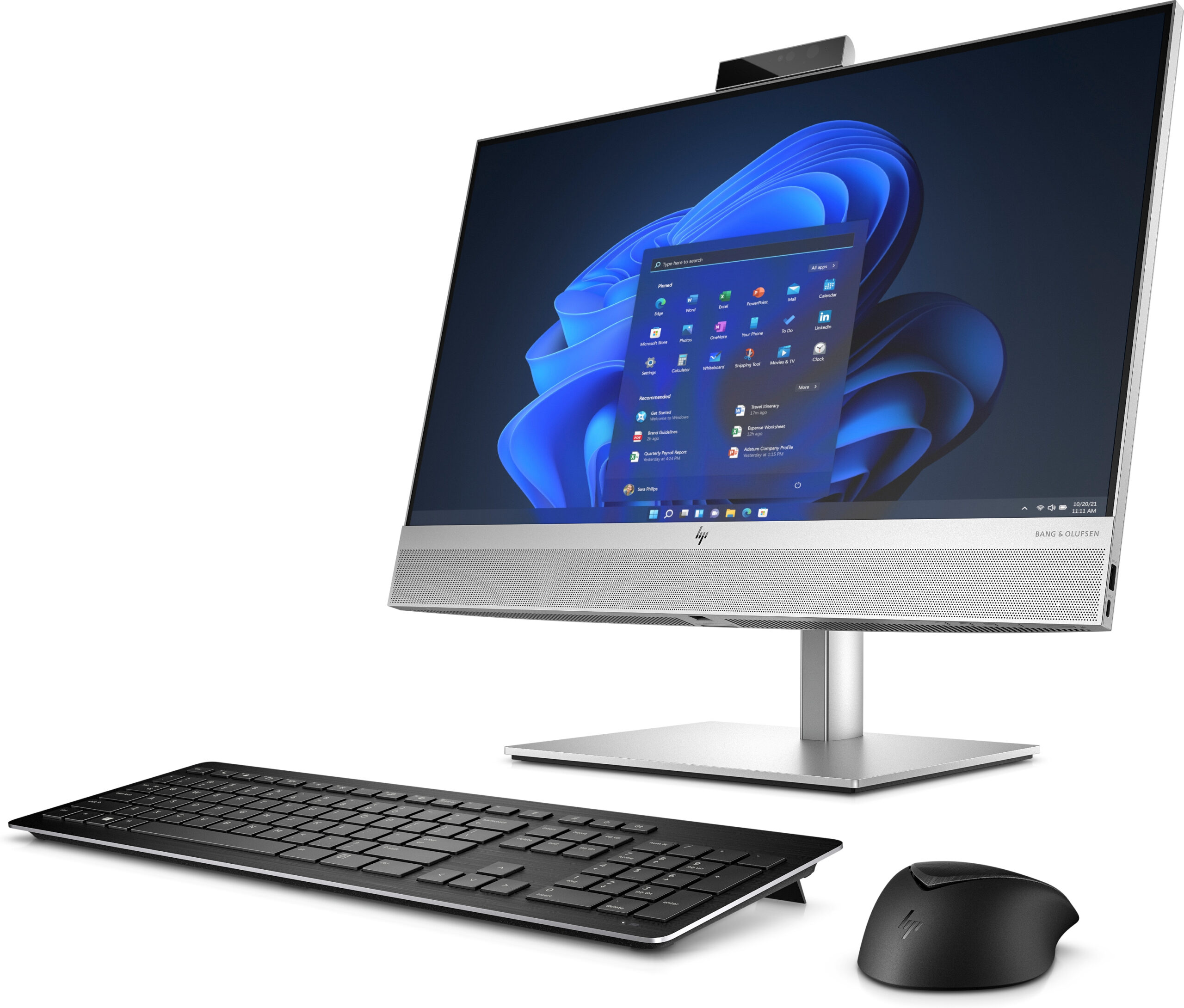 HP EliteOne 840 G9 Intel® Core™ i9 i9-12900 60,5 cm (23.8") 1920 x 1080 px All-in-One PC 32 GB DDR5-SDRAM 1 TB SSD Windows 11 Pro Wi-Fi 6E (802.11ax) Srebrny - obrazek 2