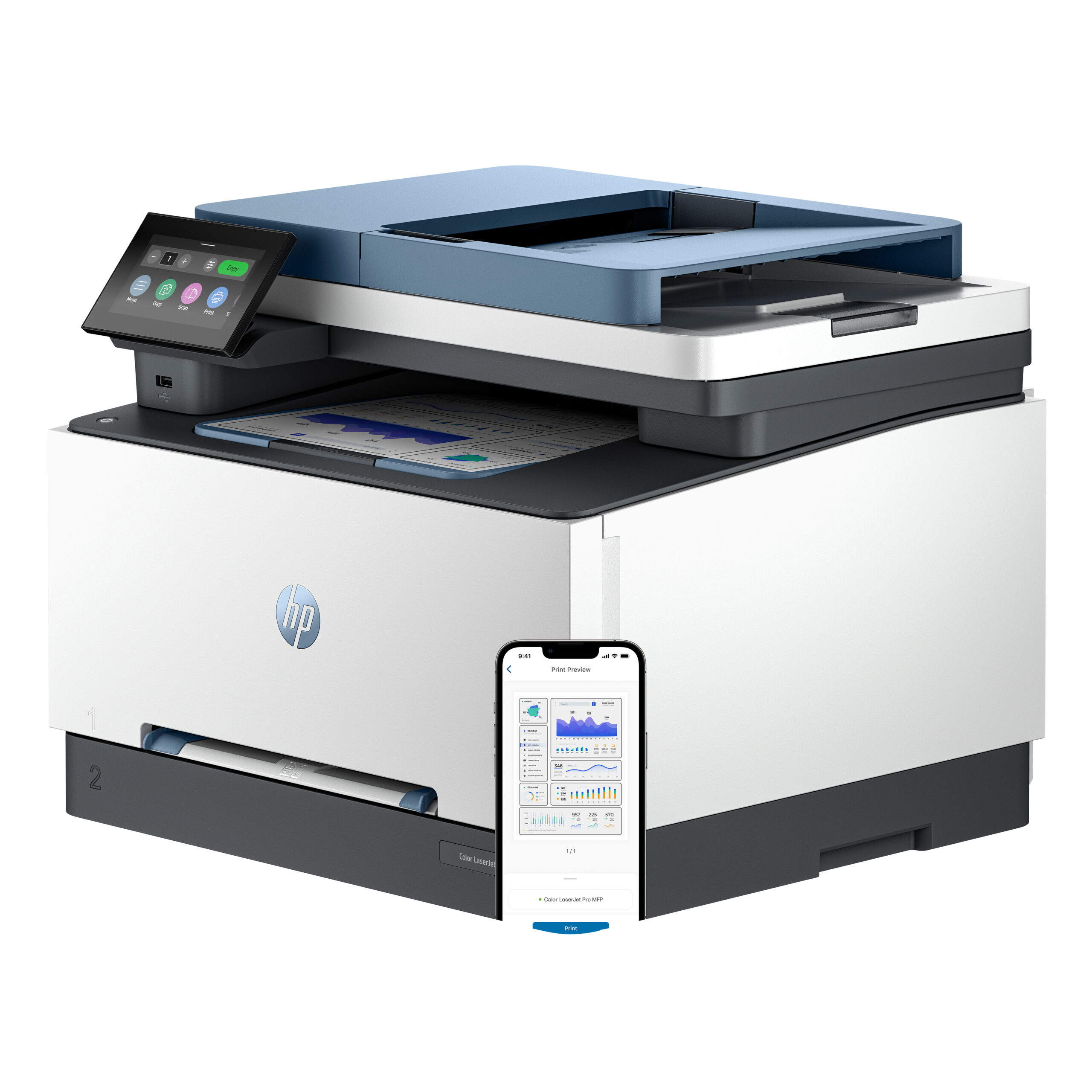 HP LaserJet Pro 3302fdw Bezprzewodowe Multifunction W kolorze Drukarka, Kopiarka, skaner; Druk dwustronny
