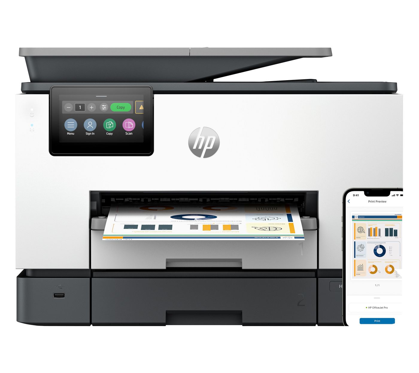 HP OfficeJet Pro 9130b All-in-One - Drukarka wielofunkcyjna