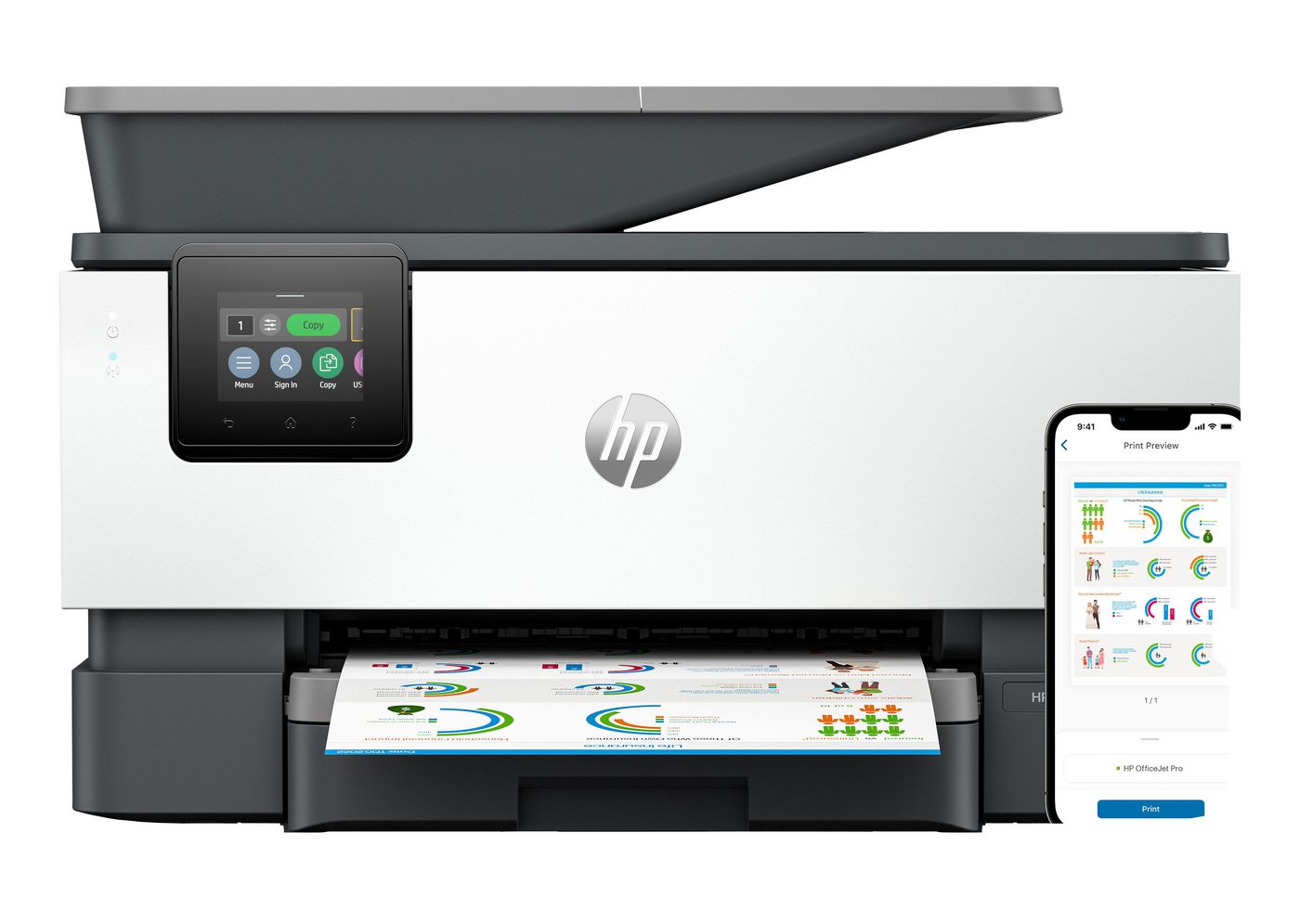 HP OfficeJet Pro 9120B All-in-One - Drukarka Kolorowa