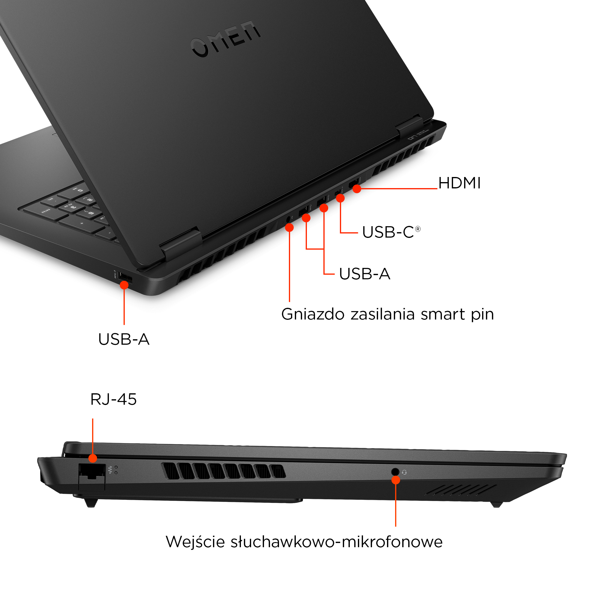 HP Omen 17 - Ryzen AI 7 350 | 17,3" | 16GB | 1TB | noOS | RTX5060 - obrazek 5