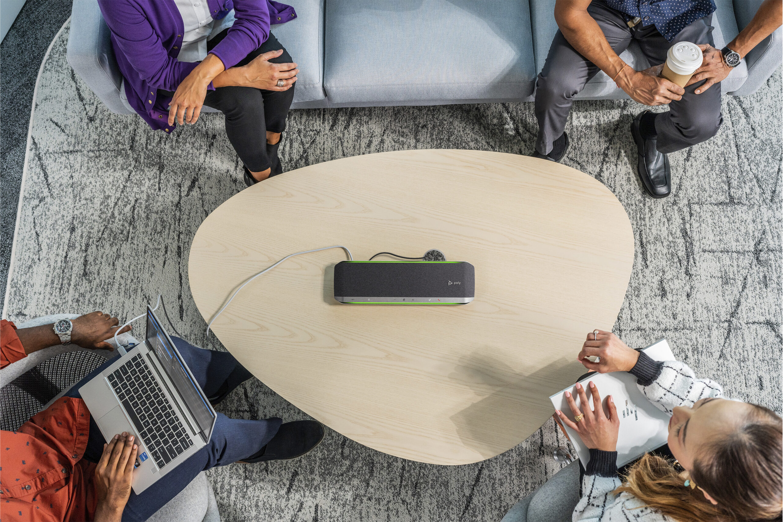 HP Poly Telefon konferencyjny Poly Sync 60, zatwierdzony do współpracy z aplikacją Microsoft Teams - obrazek 2