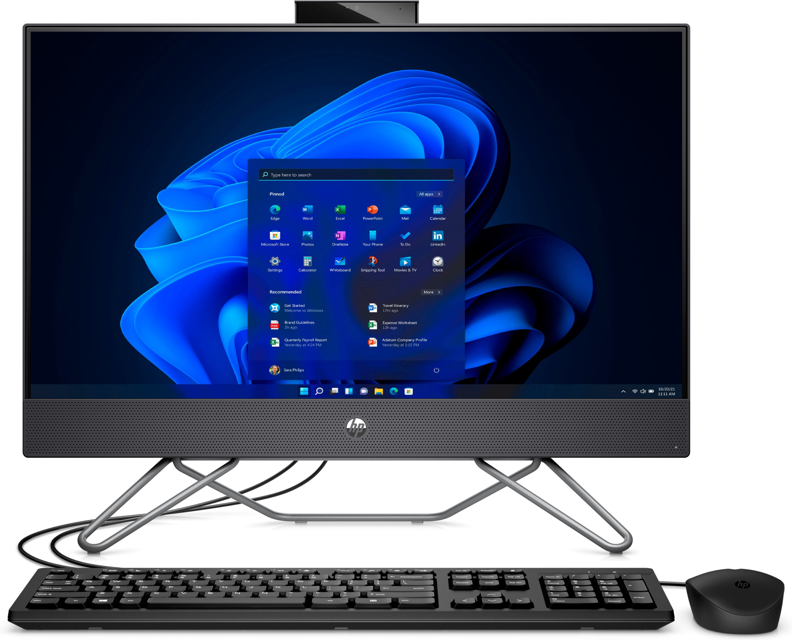 HP Pro 240 G9 Intel® Core™ i5 i5-1235U 60,5 cm (23.8") 1920 x 1080 px All-in-One PC 8 GB DDR4-SDRAM 256 GB SSD Windows 11 Pro Wi-Fi 6 (802.11ax) Srebrny