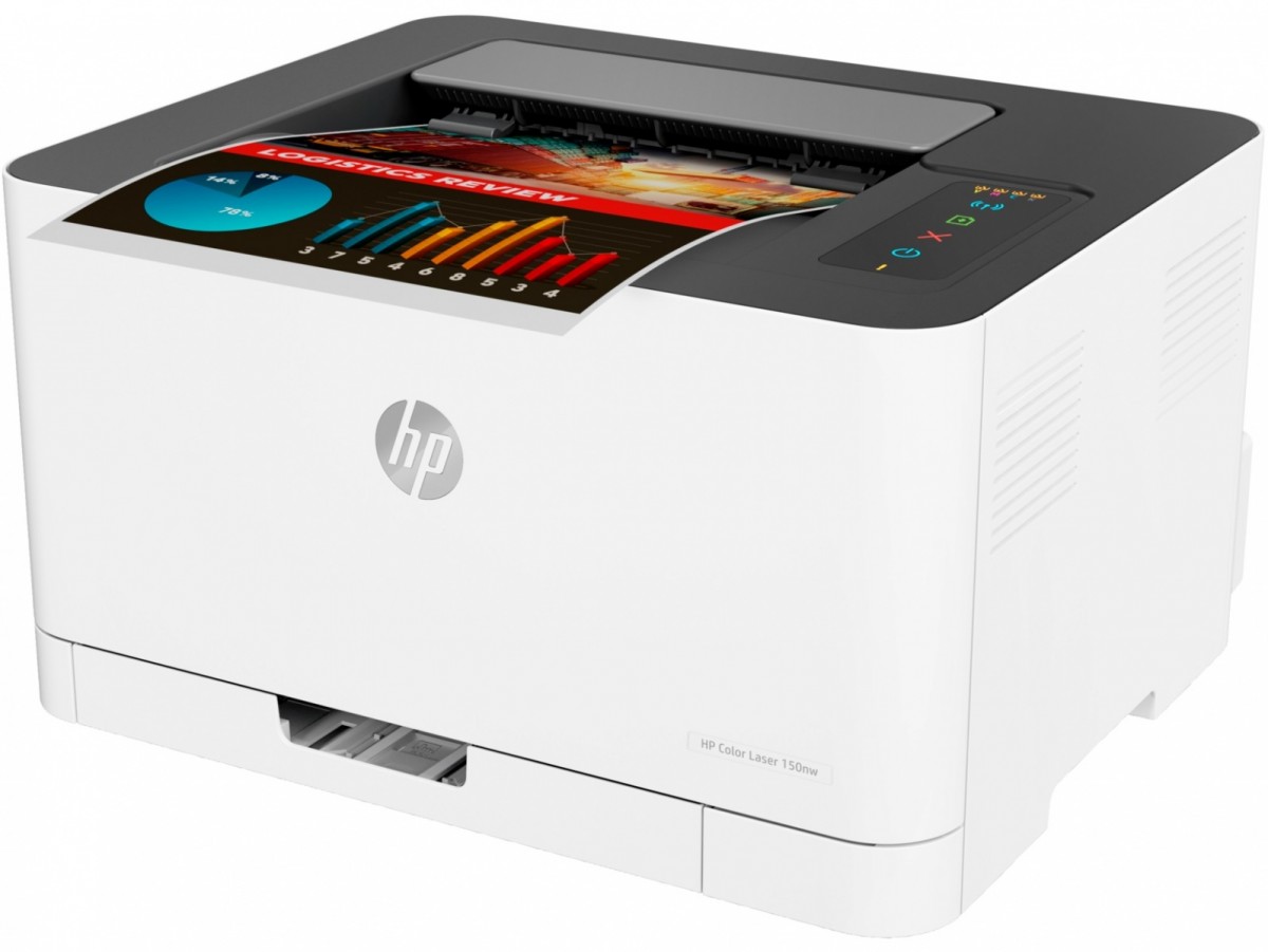 HP Color Laser 150nw LAN USB WiFi Apple AirPrint