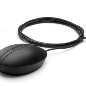 HP Wired Desktop 320M Mouse -  new (packed in plastic) Wired  Desktop 320M Mouse, Ambidextrous, Optical, USB Type-A, 1000 DPI, Black