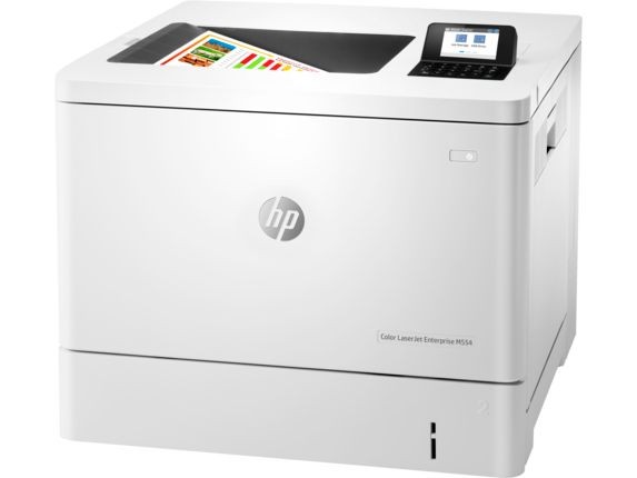 HP Color LaserJet Enterprise M554dn (7ZU81A) - Drukarka Kolorowa - obrazek 4