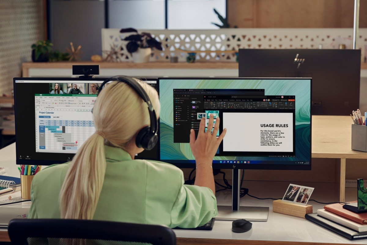 Monitor HP E24t G5 23.8" FHD IPS Dotykowy 75Hz - obrazek 4
