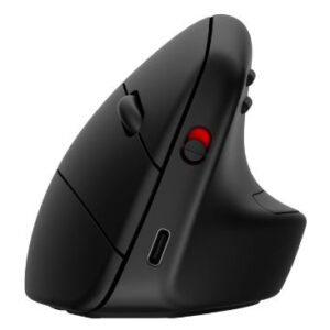 HP mysz bezprzewodowa 925 Ergonomic Vertical - odbiornik USB + Bluetooth czarna (6H1A5AA)