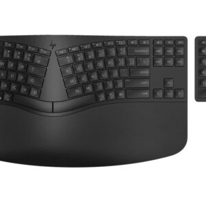 HP Klawiatura Ergonomiczna Bezprzewodowa + Numeryczna 965 7E756AA Czarna