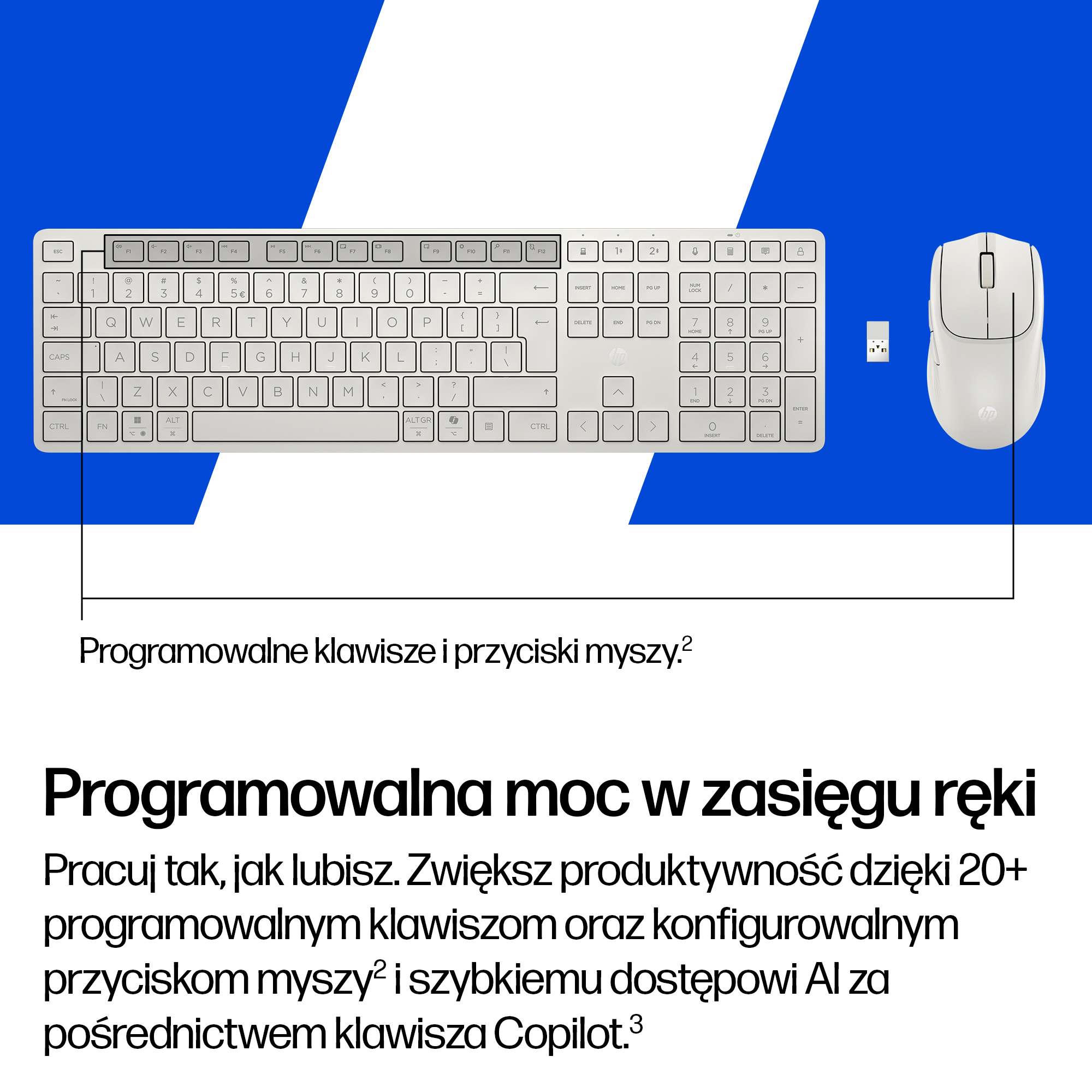 HP 495C Multi-Device Dual-Mode Klawiatura i Mysz Combo - obrazek 5