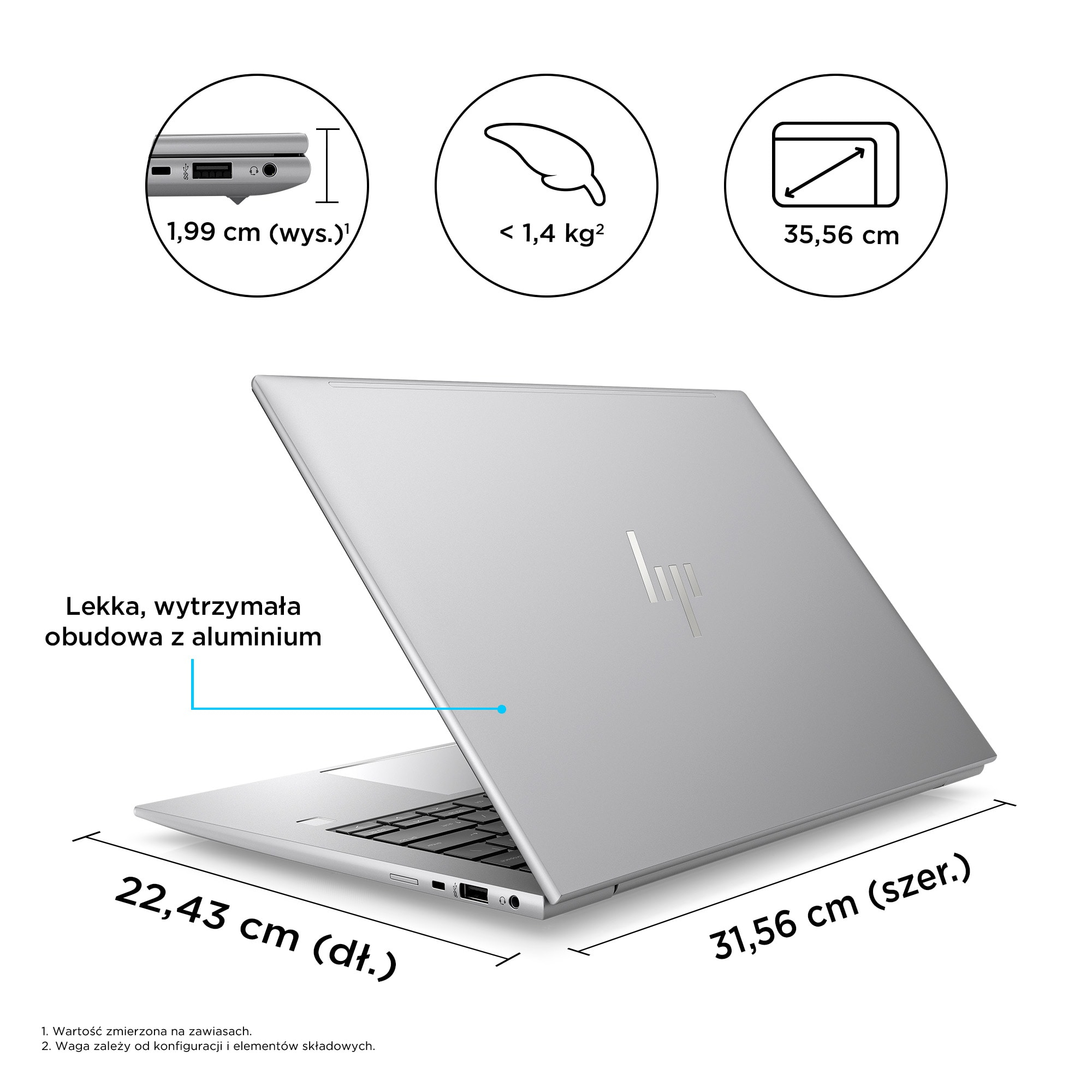 HP ZBook Firefly G10 А AMD Ryzen™ 7 PRO 7840HS Mobilna stacja robocza 35,6 cm (14") WUXGA 32 GB DDR5-SDRAM 1 TB SSD Wi-Fi 6 (802.11ax) Windows 11 Pro Szary - obrazek 4